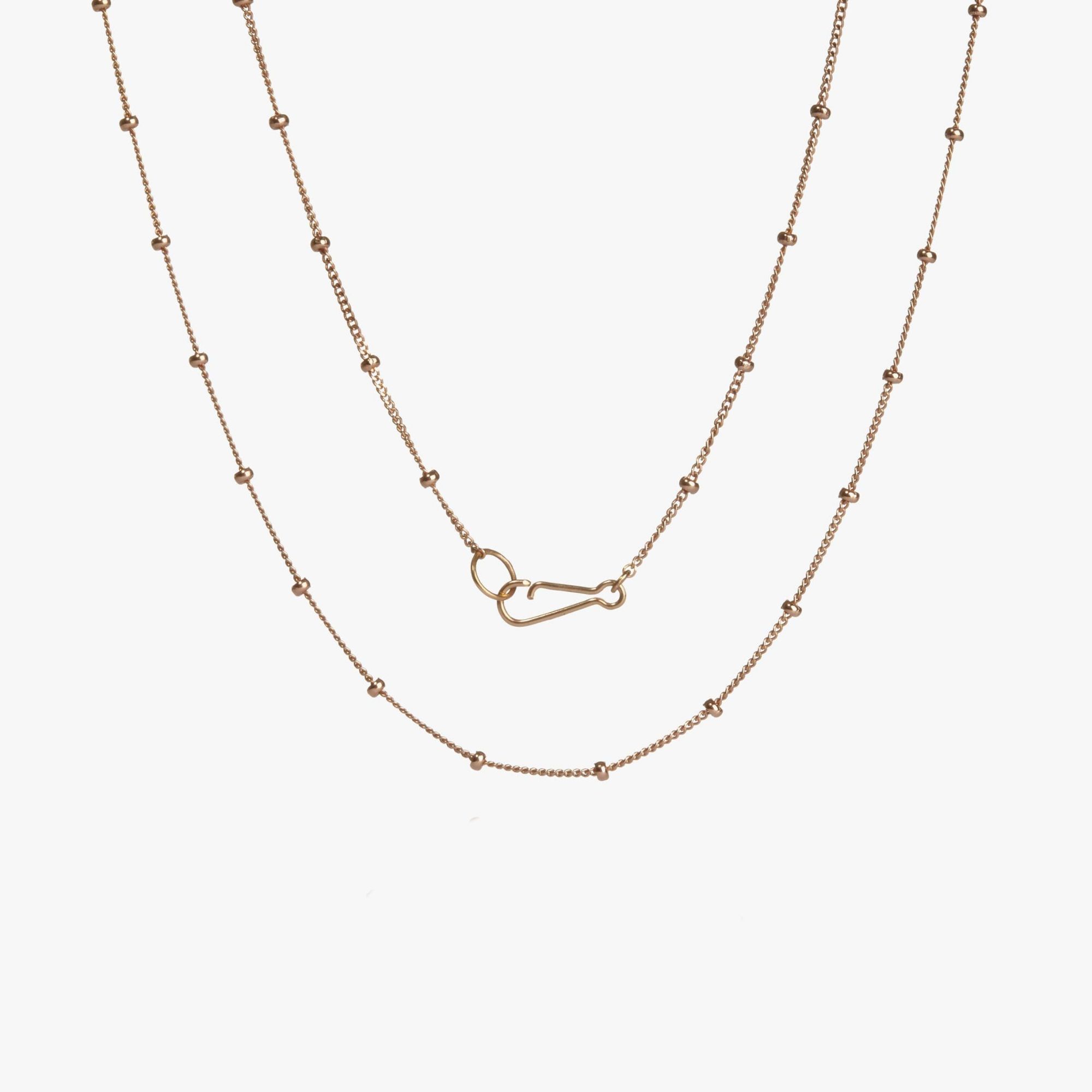 Saturn Long Chain Necklace
