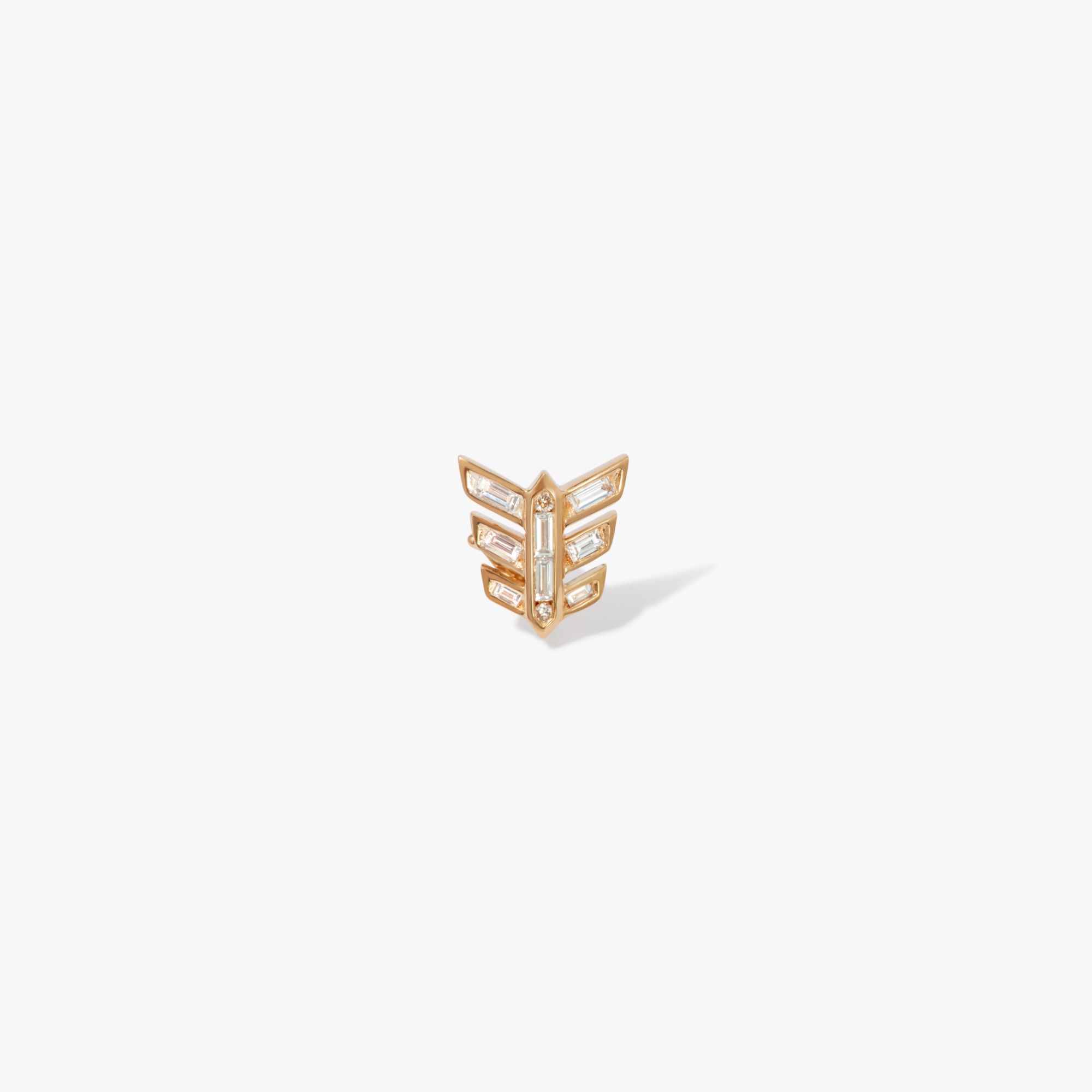 Flight Feather Stud Earring