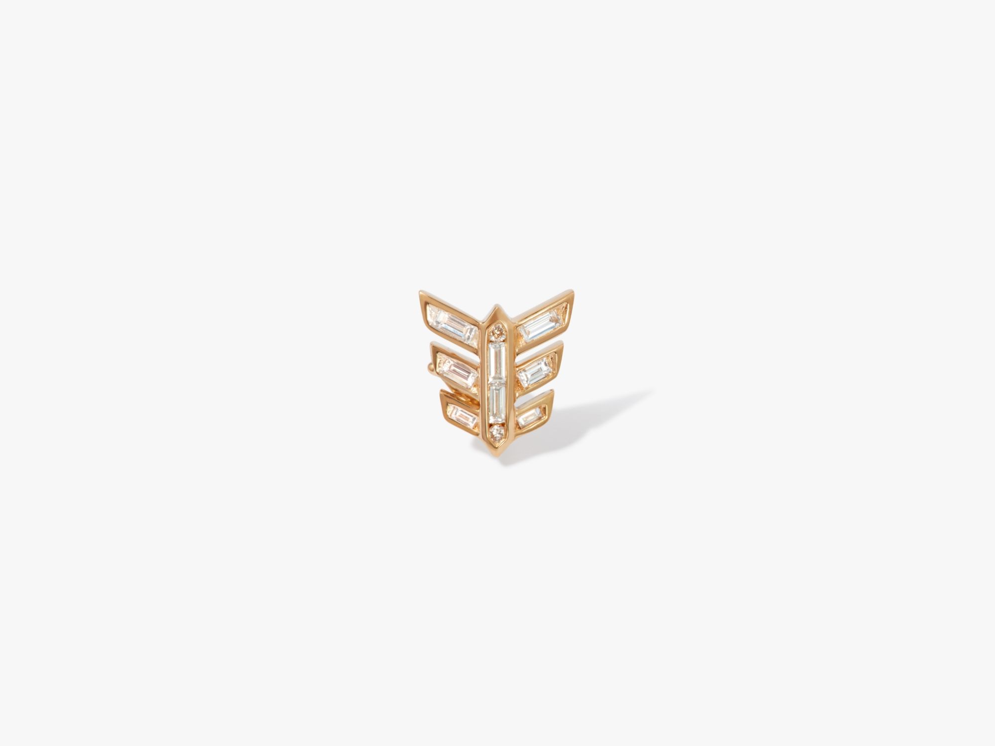 Flight Feather Stud Earring