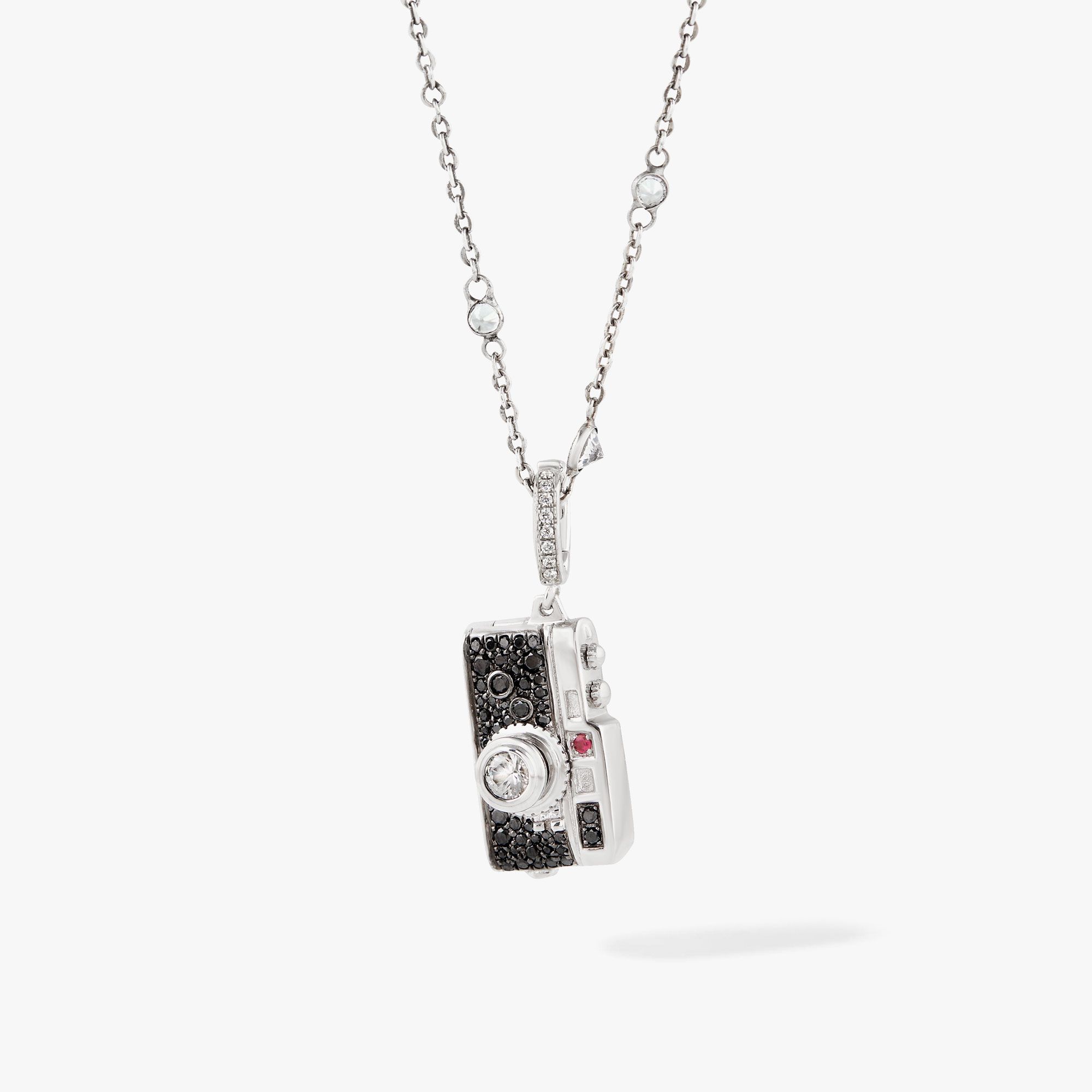 Camera Locket Charm Pendant 