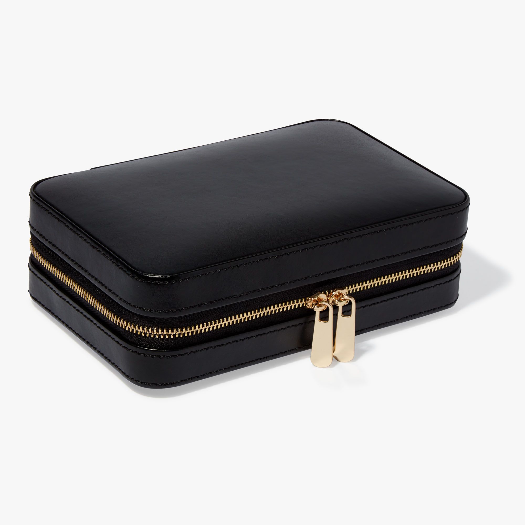 Black Leather Travel Jewellery Box Annoushka EU