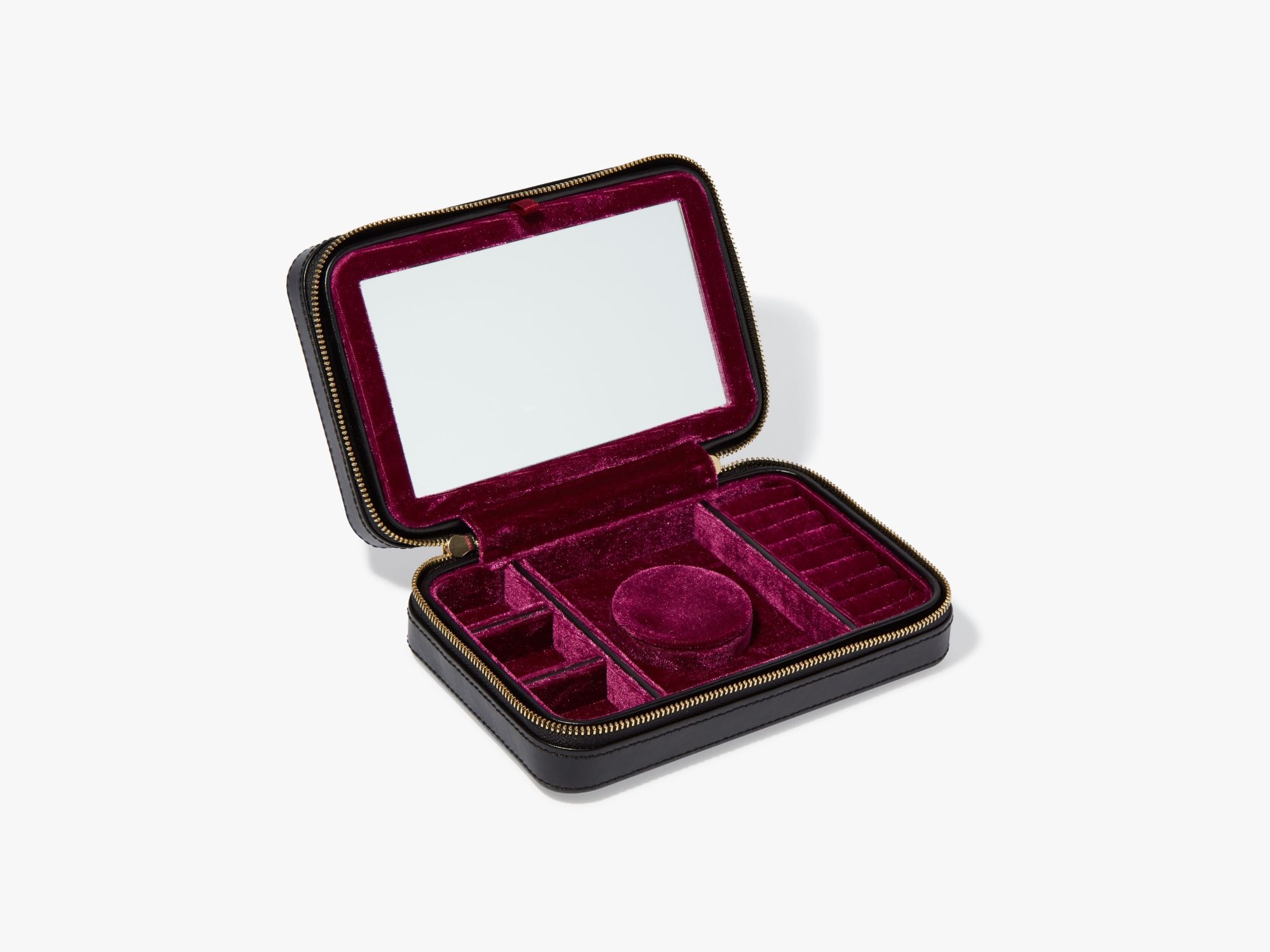Rowling leather jewellery box travel case and lock zg245 store