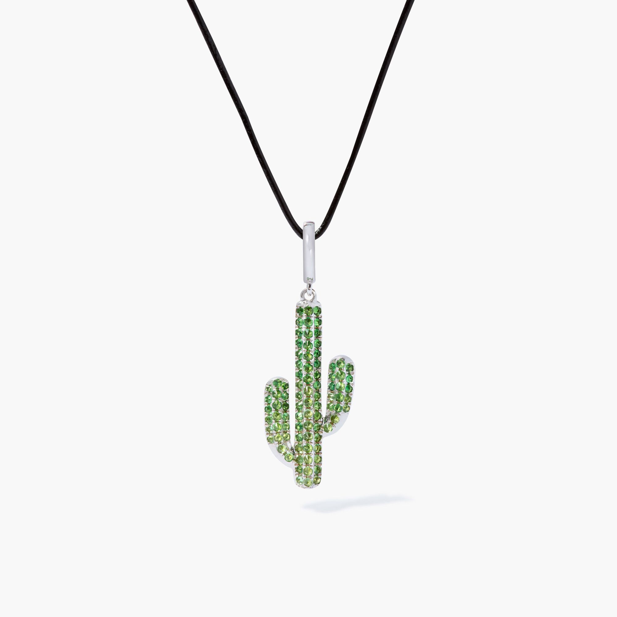 Cactus charm necklace discount