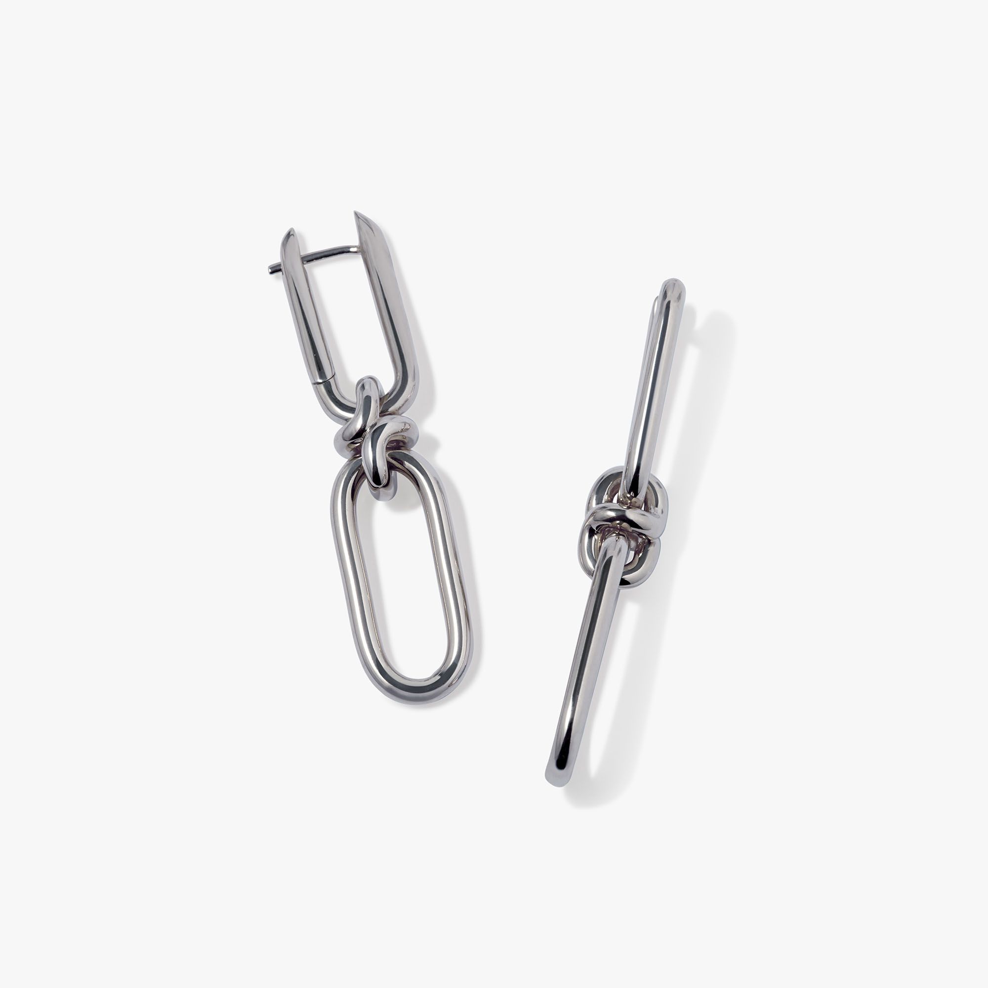 Knuckle Double Hoop Earrings Knuckle Double Hoop Earrings