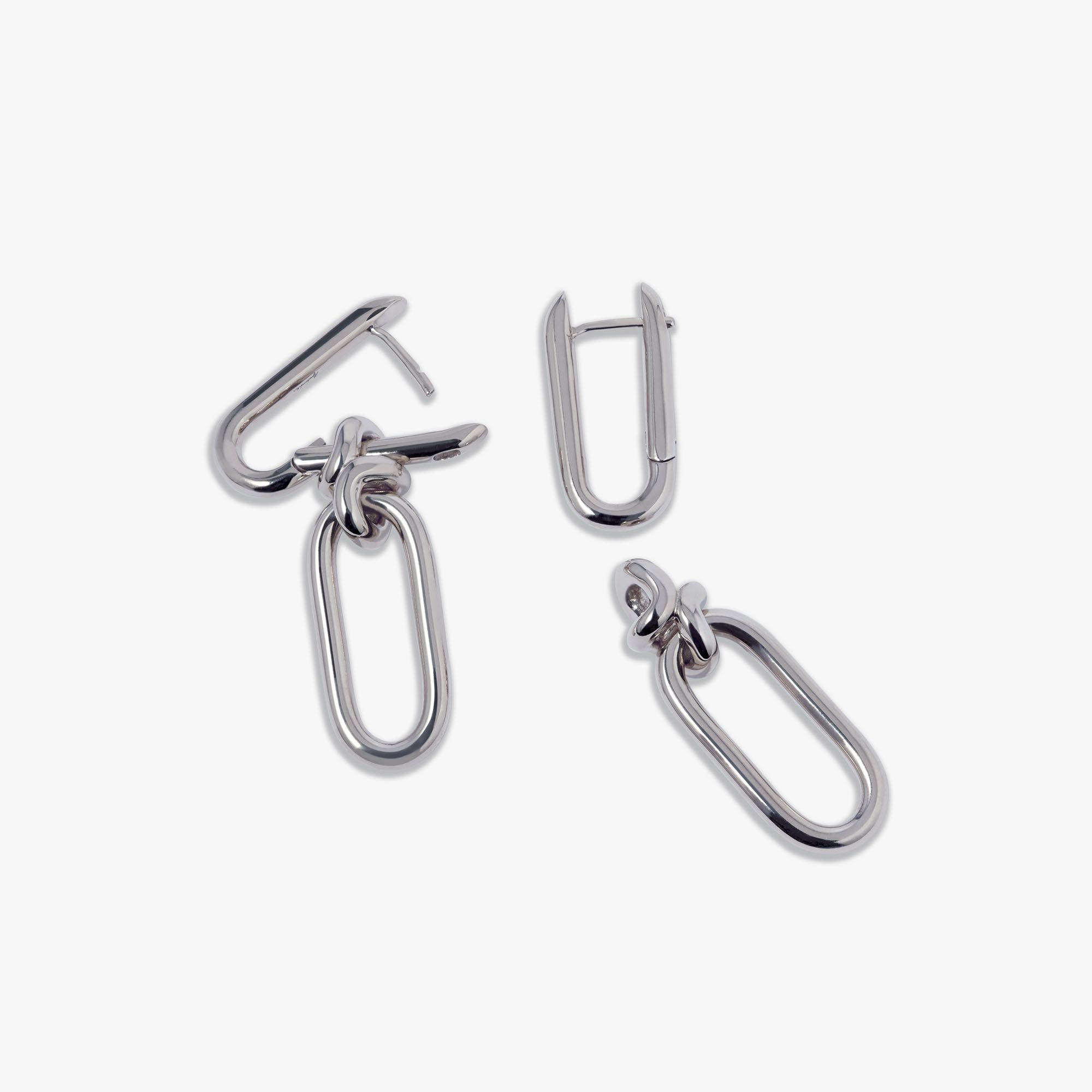 Knuckle Double Hoop Earrings Knuckle Double Hoop Earrings