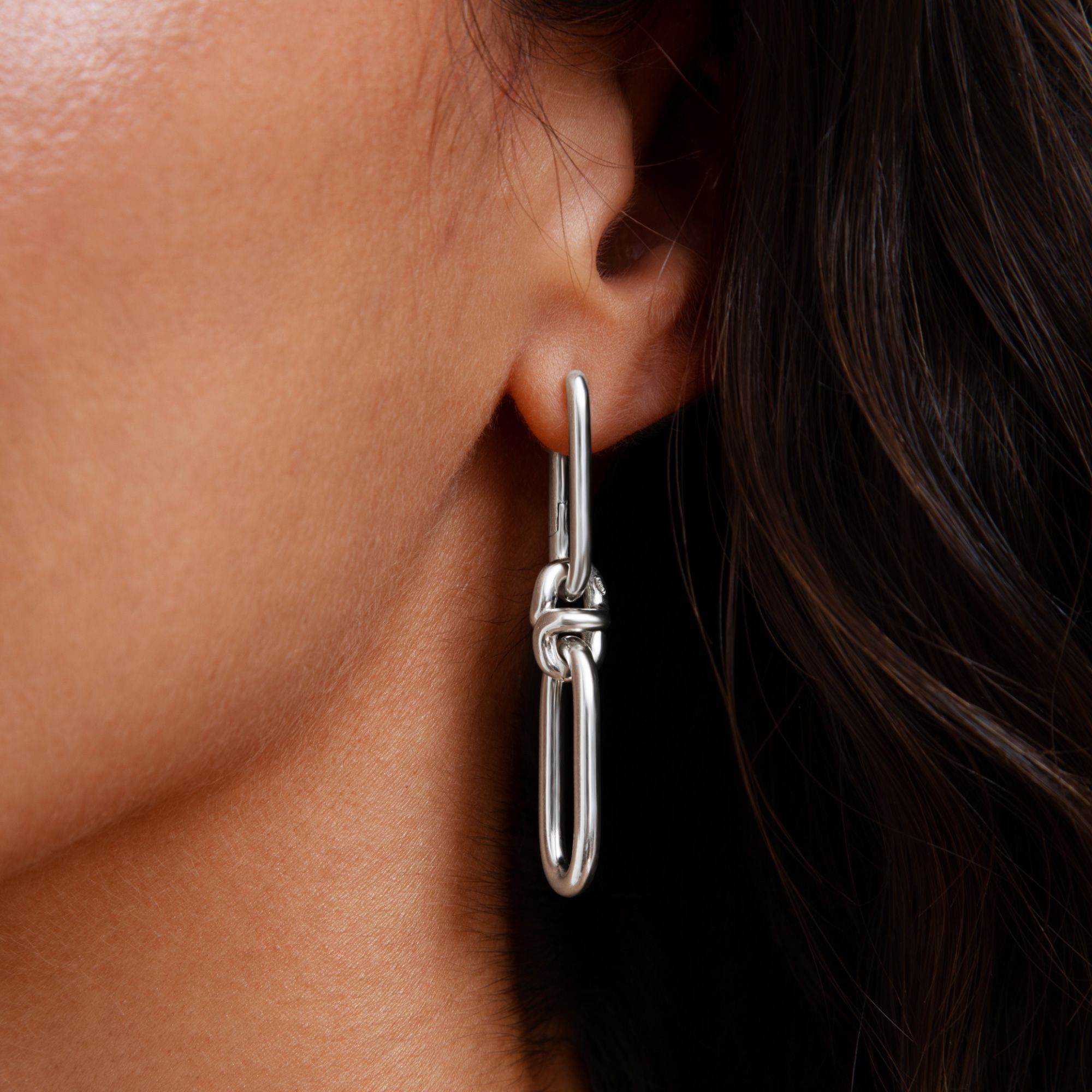 Knuckle Double Hoop Earrings Knuckle Double Hoop Earrings