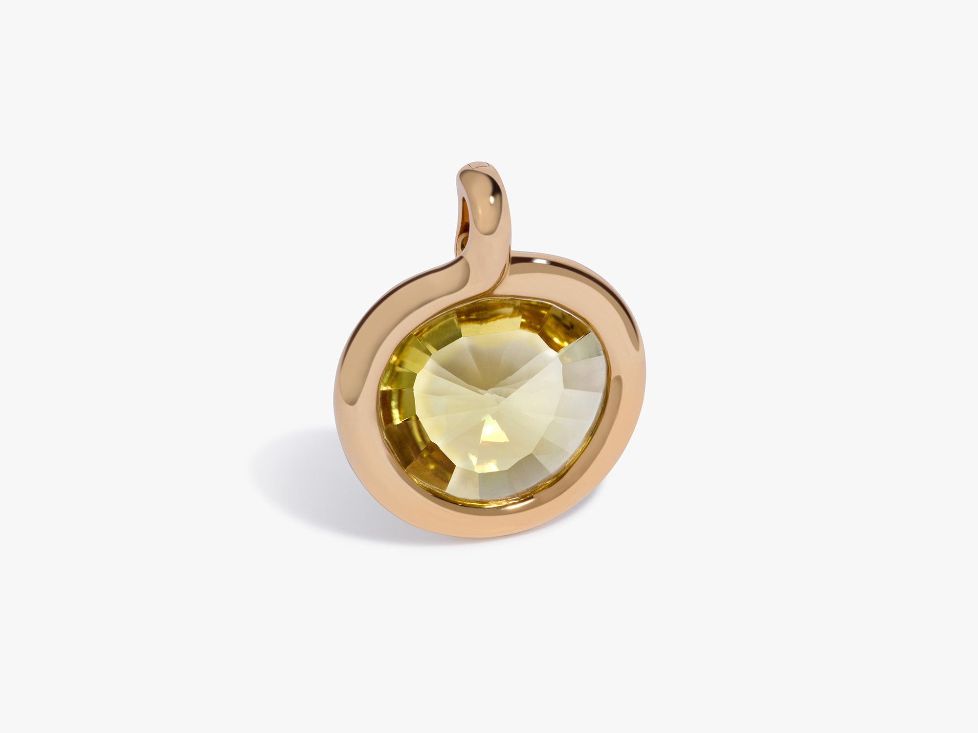Sweetie Olive Quartz Pendant
