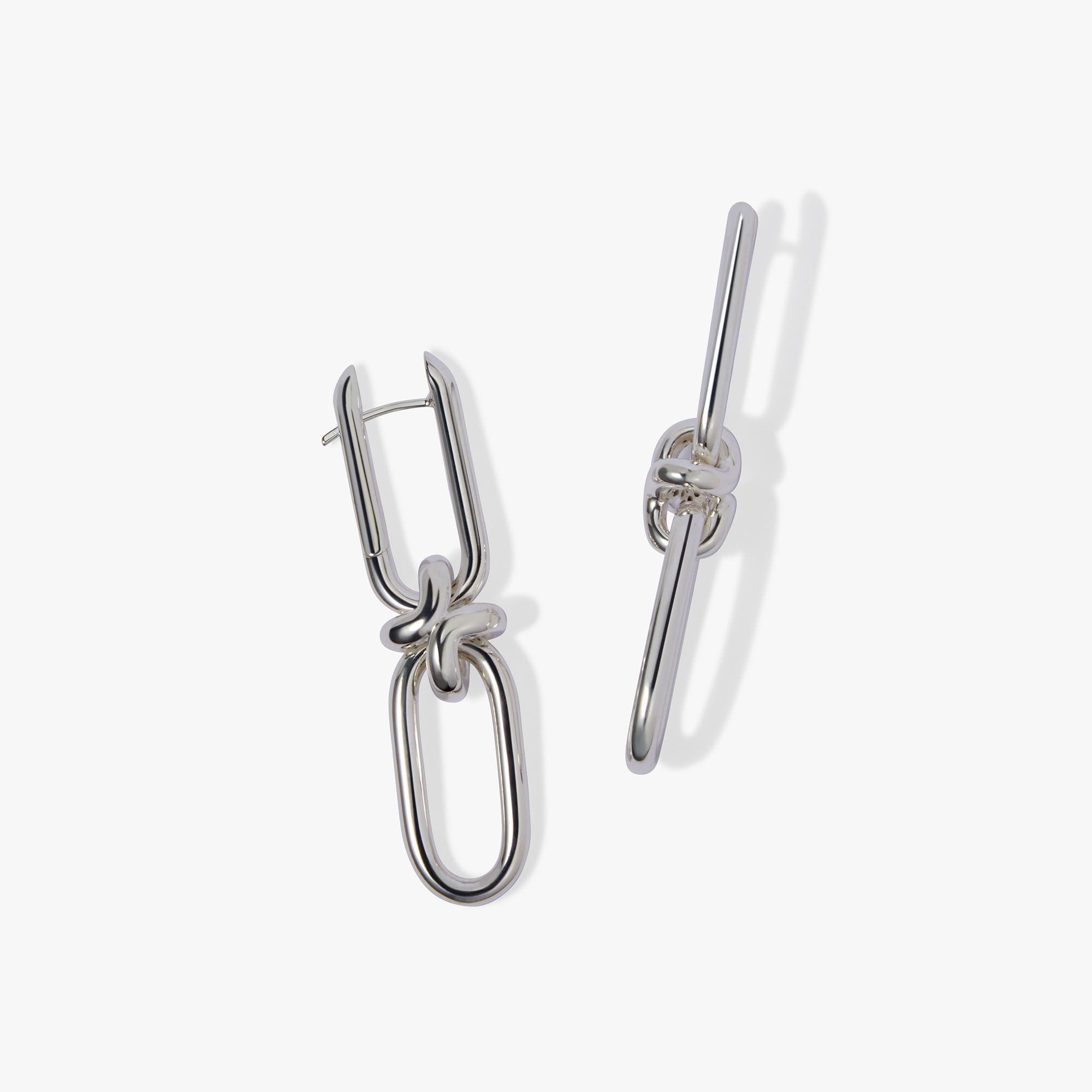 Knuckle Extra Double Hoop Earrings Knuckle Extra Double Hoop Earrings