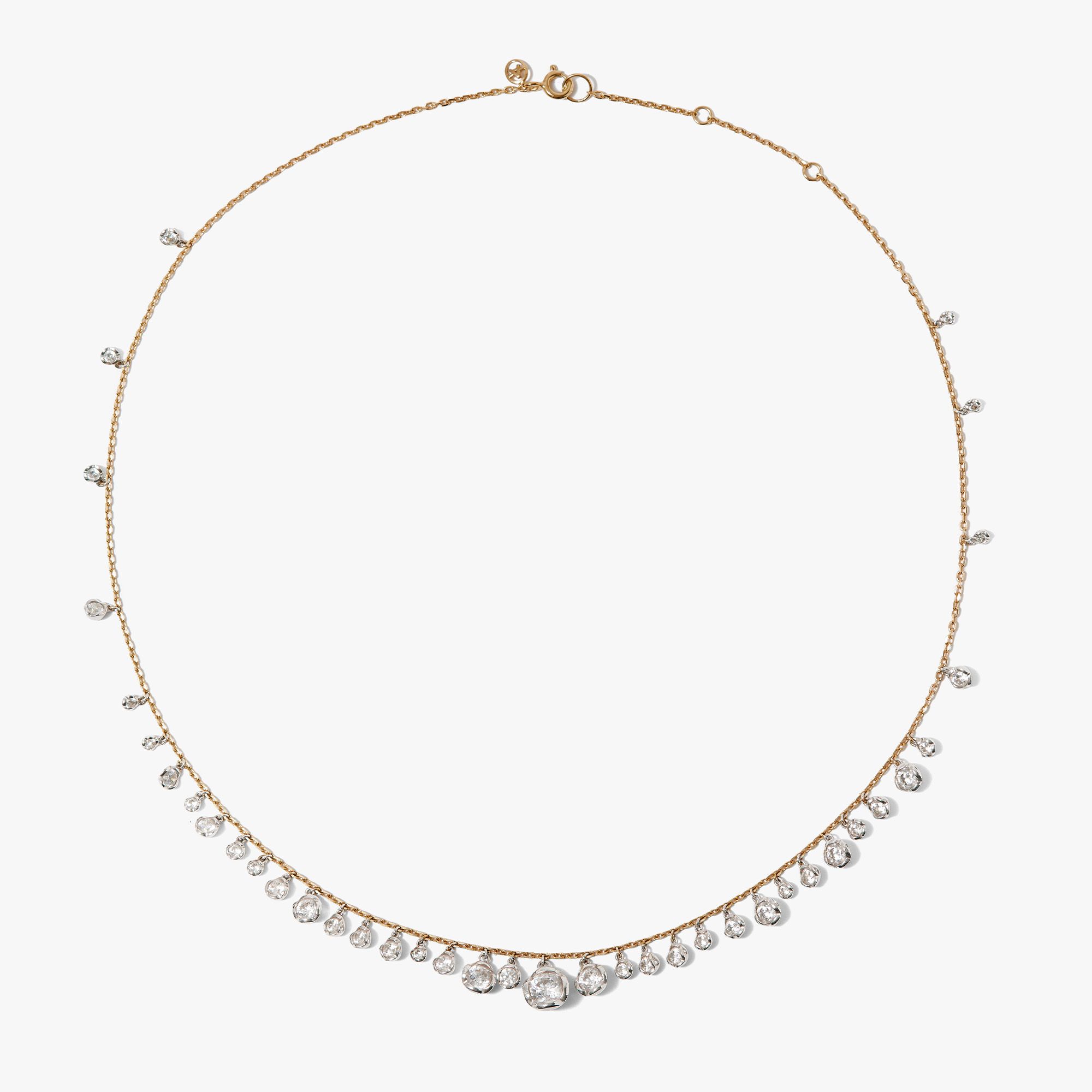 18k Solid Gold Whoopsie Daisy Diamond 4.52k Necklace - Annoushka US