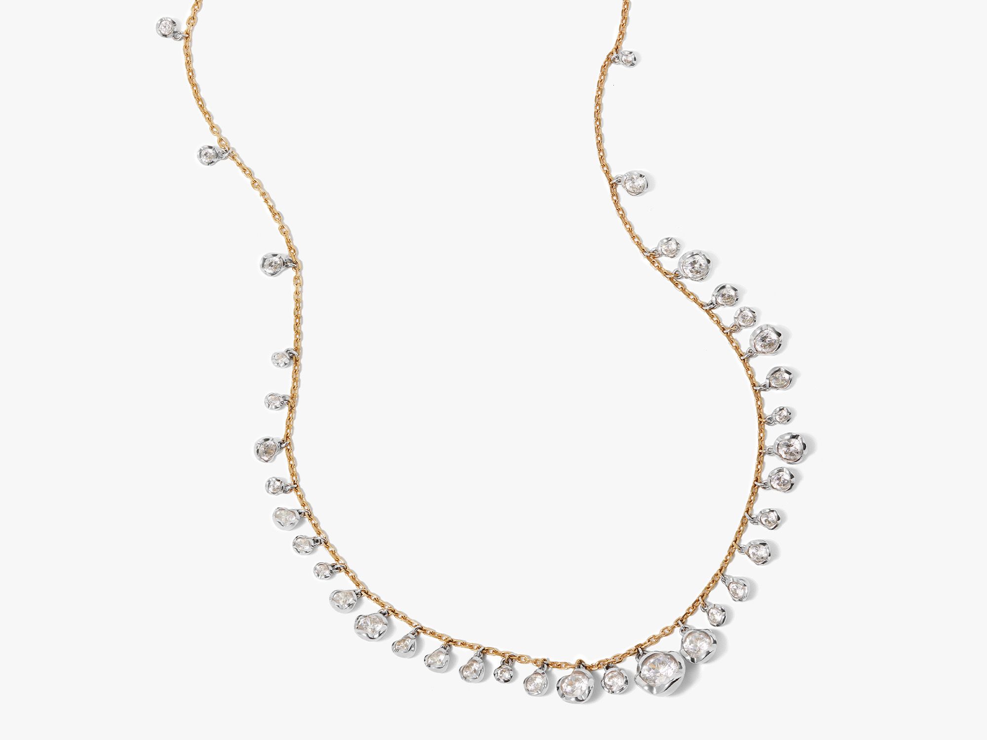 WG ダイヤモンド ネックレス 18k Solid Gold Whoopsie Daisy Diamond 4.52k Necklace - Annoushka US