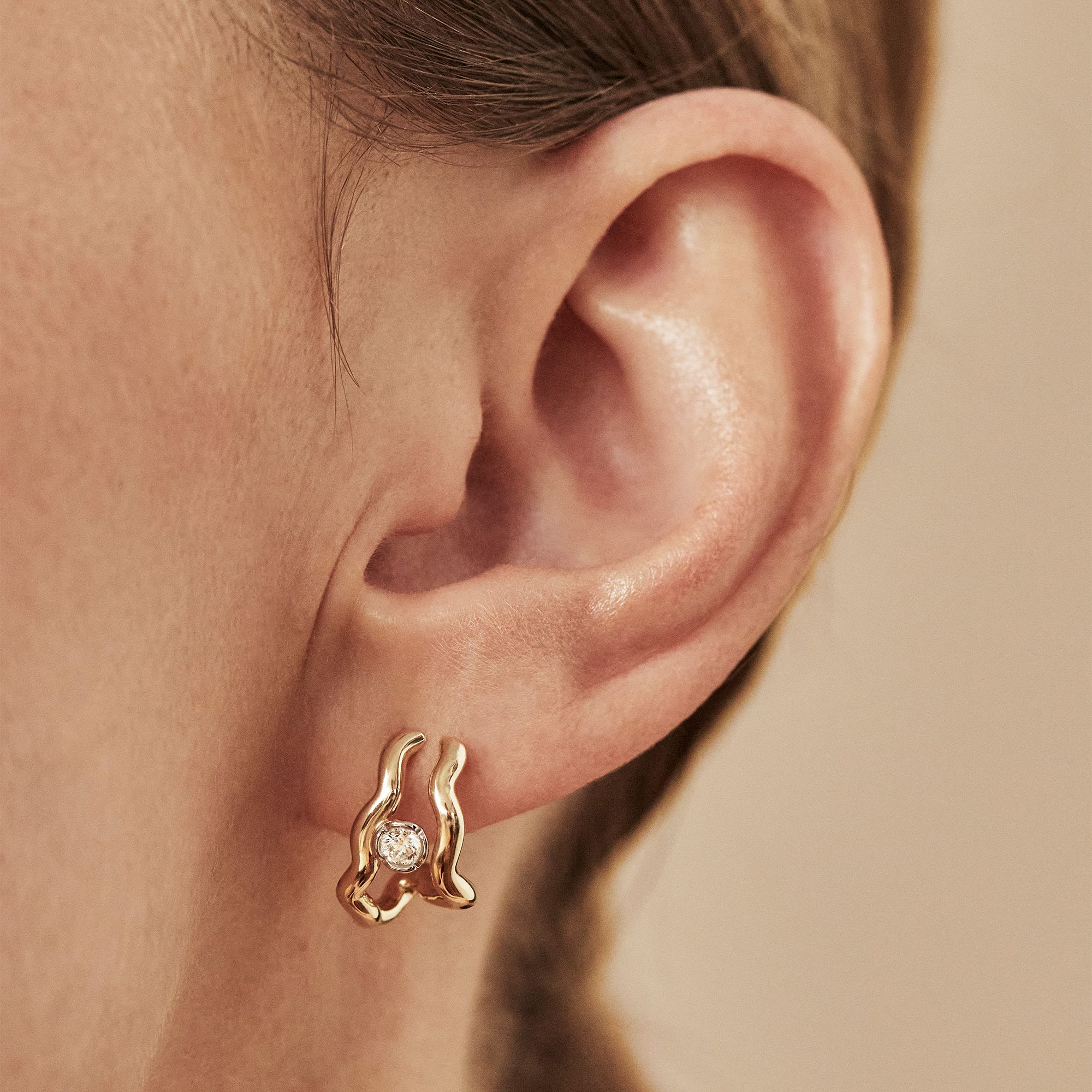Whoopsie Daisy Double Hoop Earring Whoopsie Daisy Double Hoop Earring