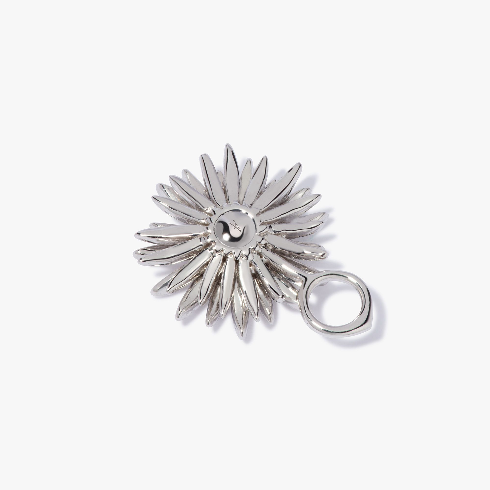 Daisy Drop Hoop Earrings