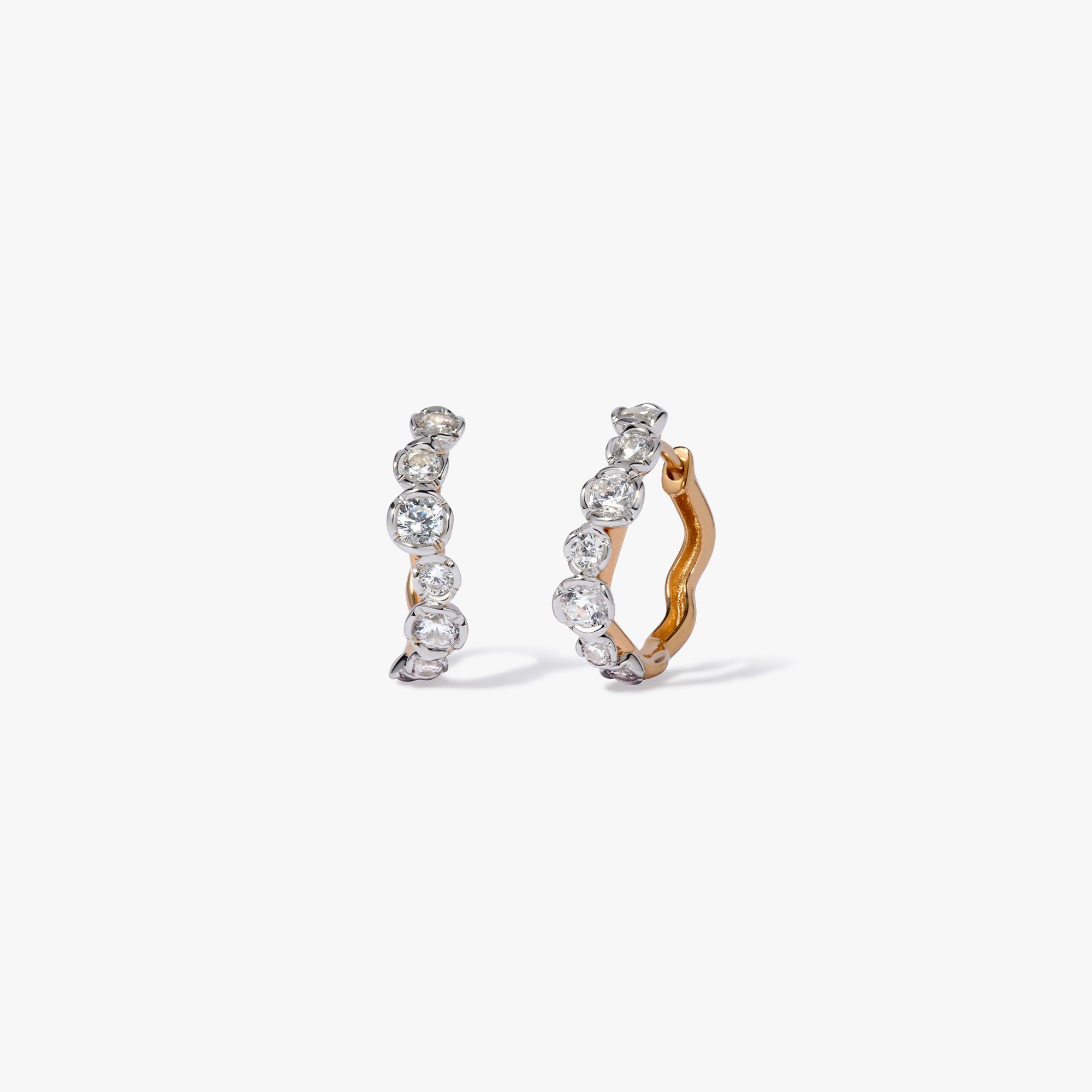 Whoopsie Daisy Diamond Hoop Earrings Whoopsie Daisy Diamond Hoop Earrings