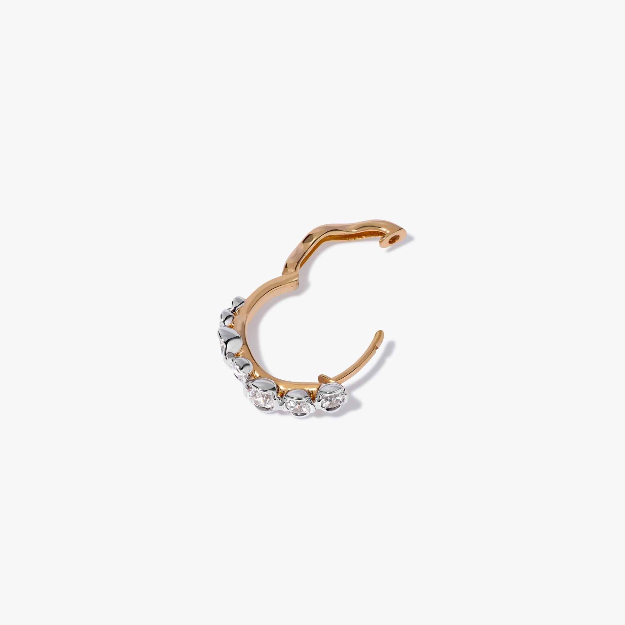 Whoopsie Daisy Diamond Hoop Earrings Whoopsie Daisy Diamond Hoop Earrings