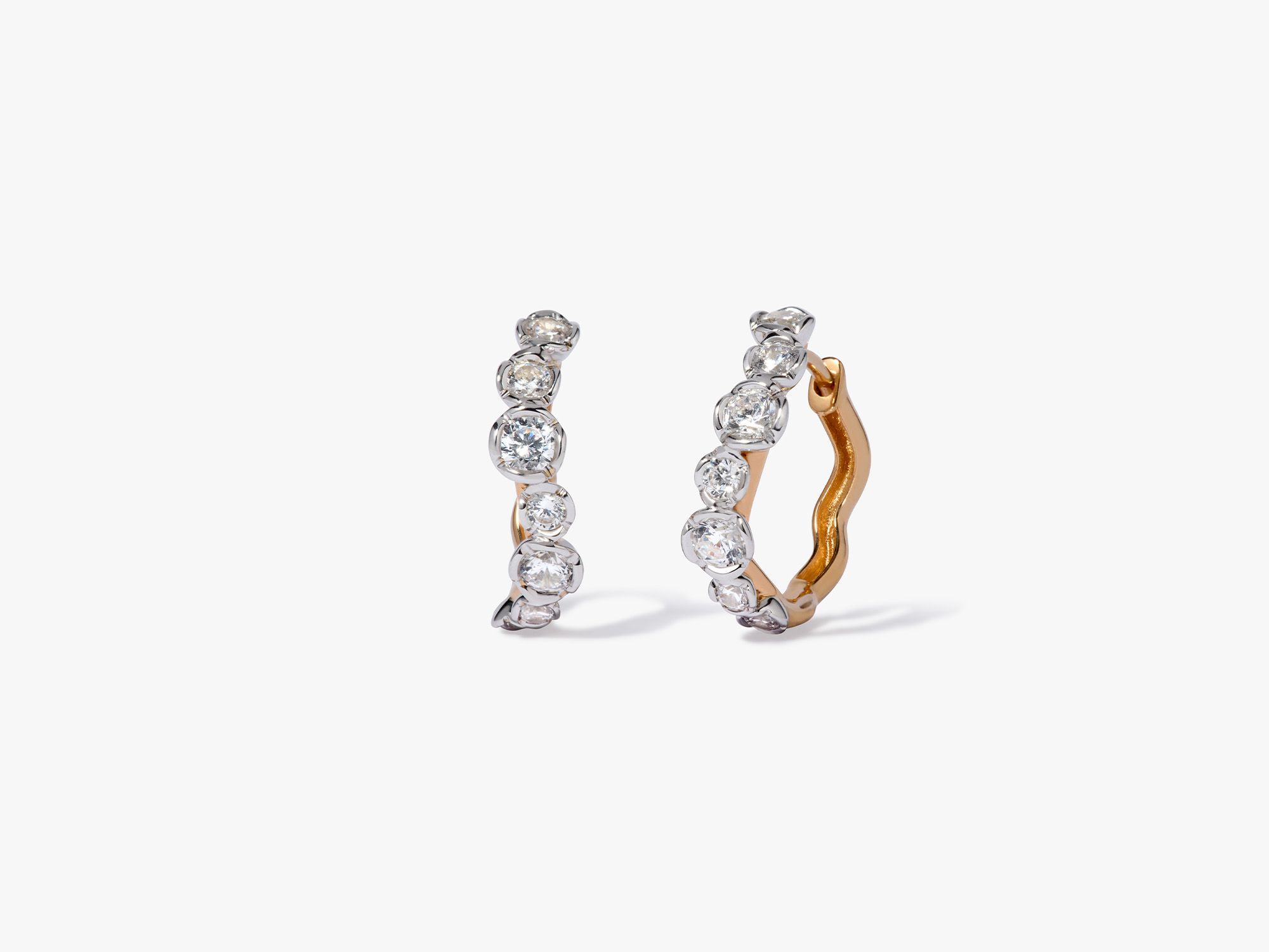 Whoopsie Daisy Diamond Hoop Earrings Whoopsie Daisy Diamond Hoop Earrings