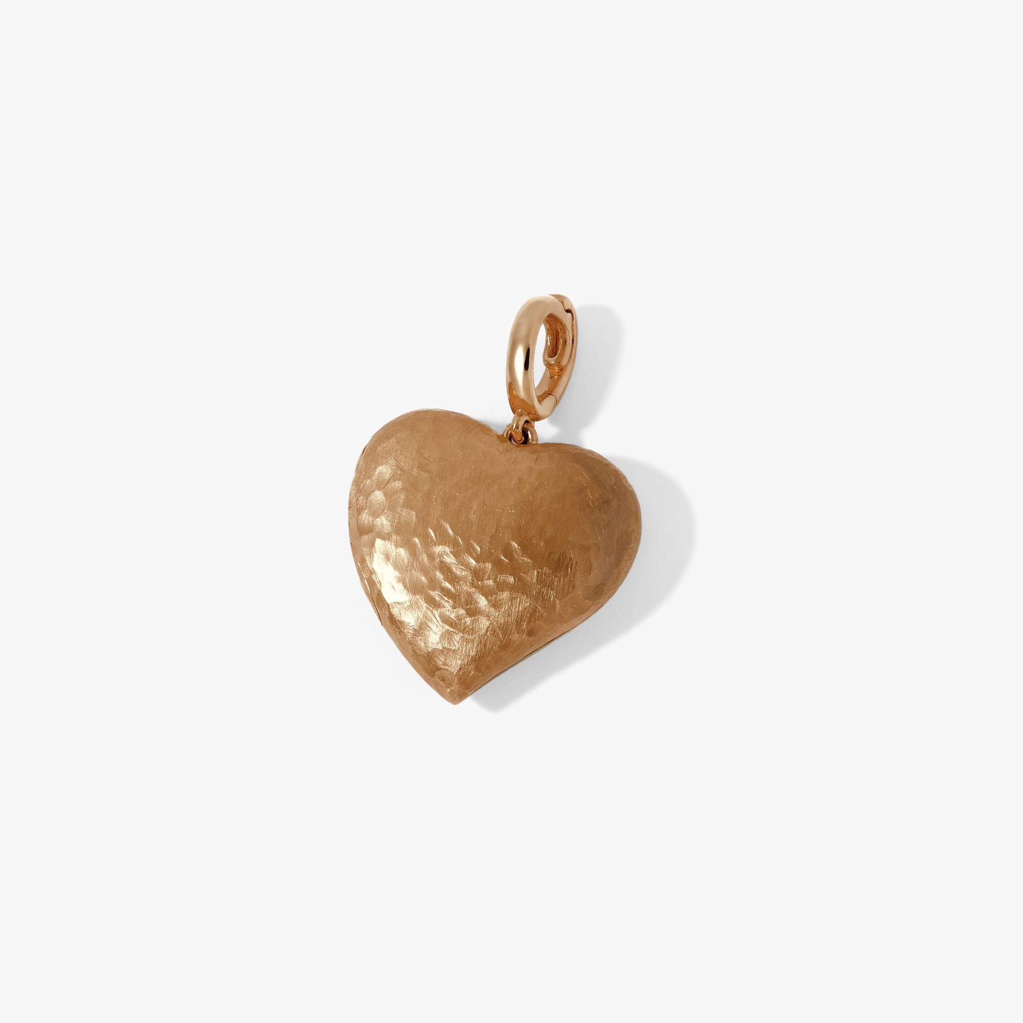 Touch Wood Heart Charm