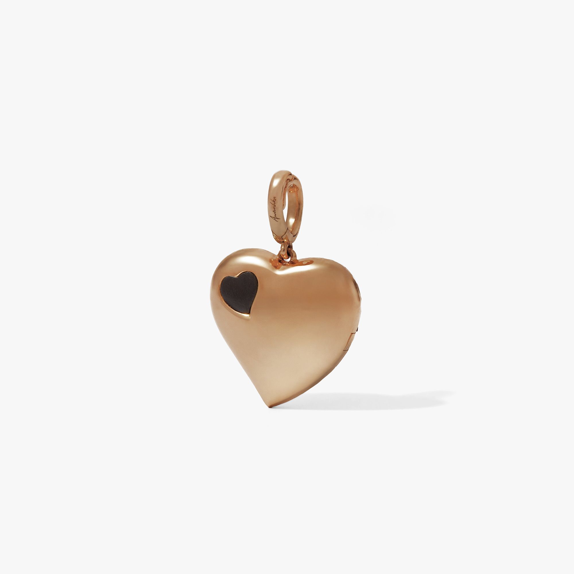 Touch Wood Heart Charm