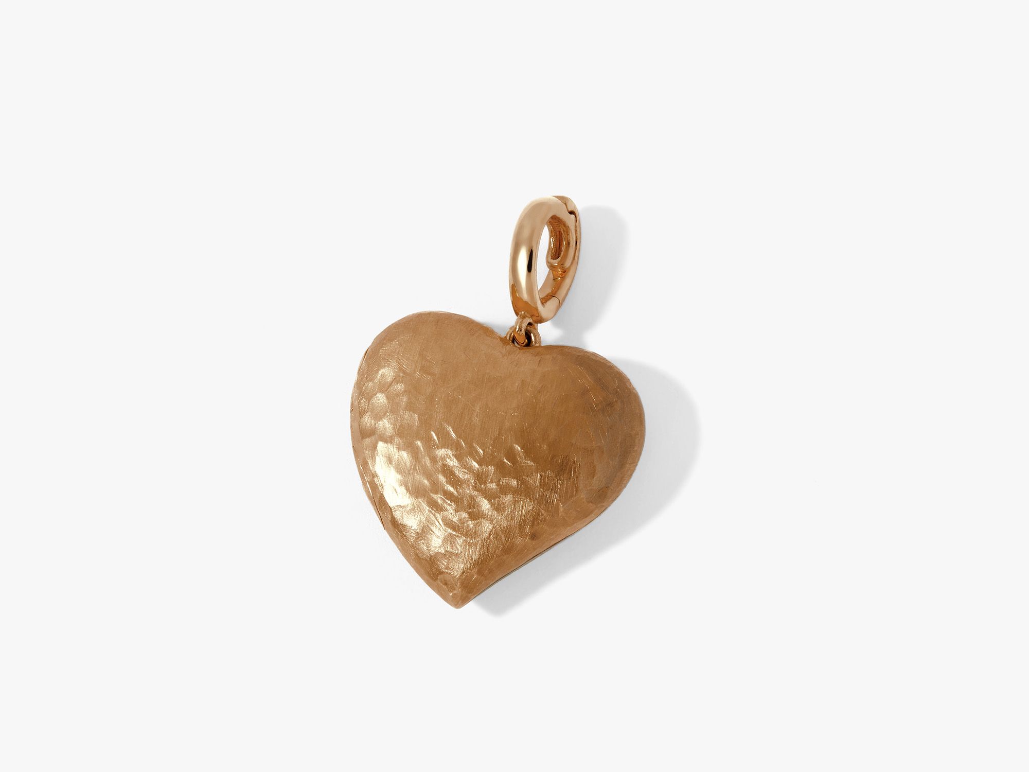 Touch Wood Heart Charm