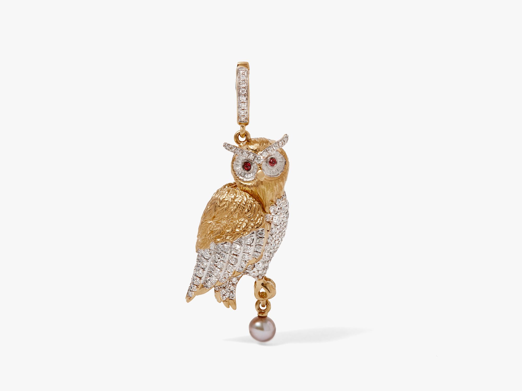 Mythology Owl Charm Pendant