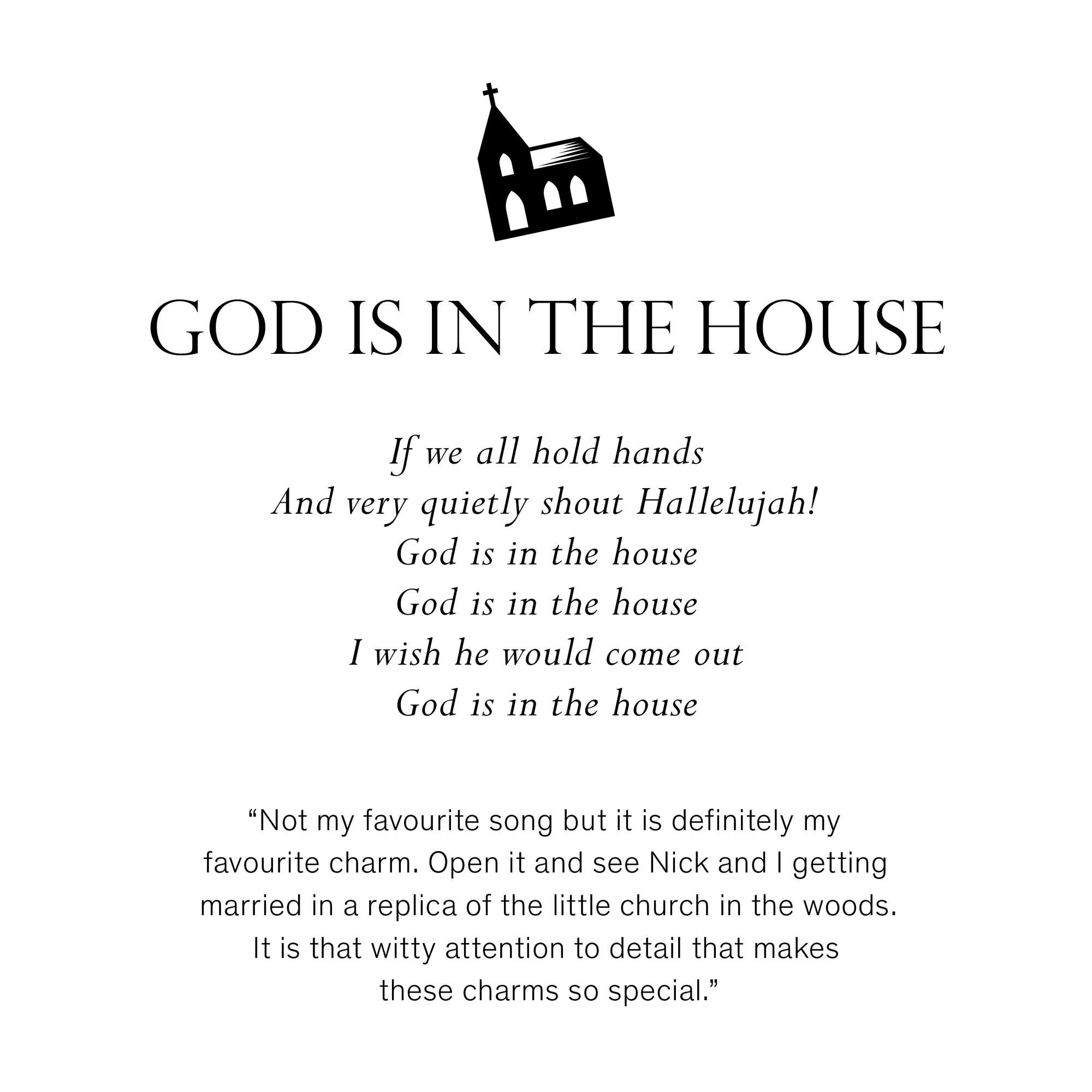 Annoushka x The Vampire's Wife Church Charm Pendant