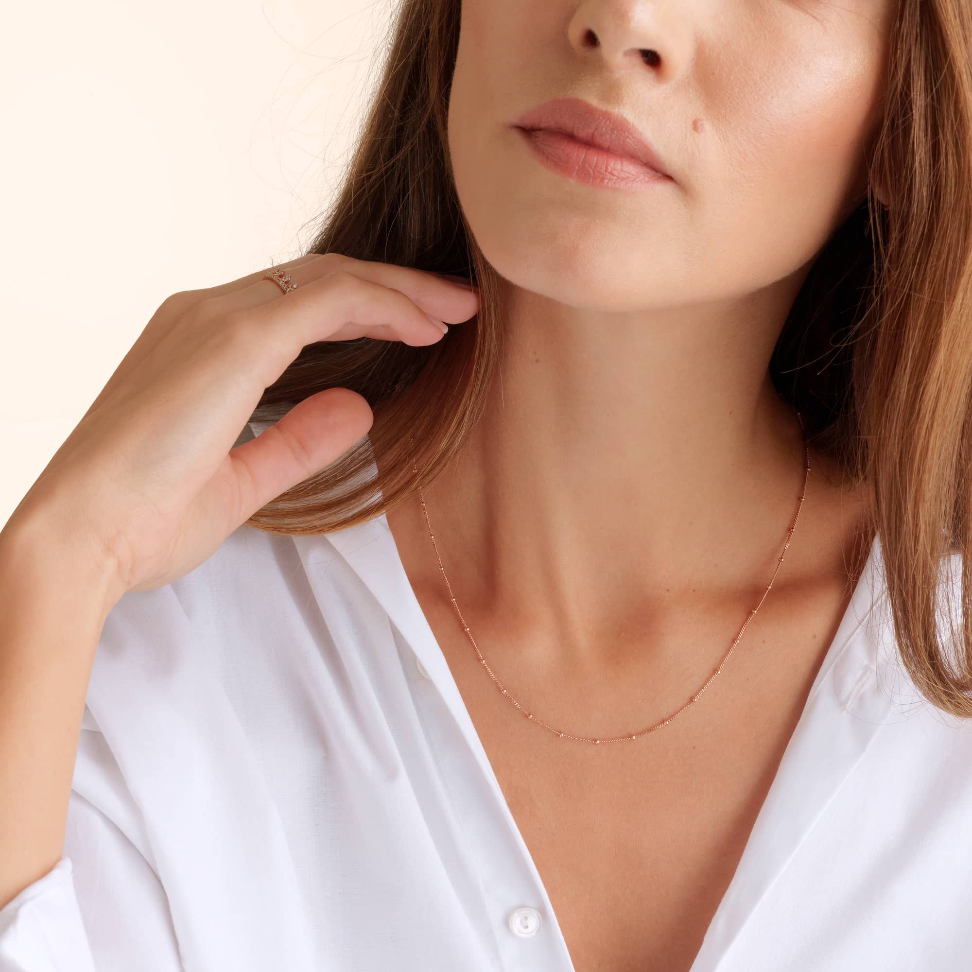 Saturn Short Chain Necklace