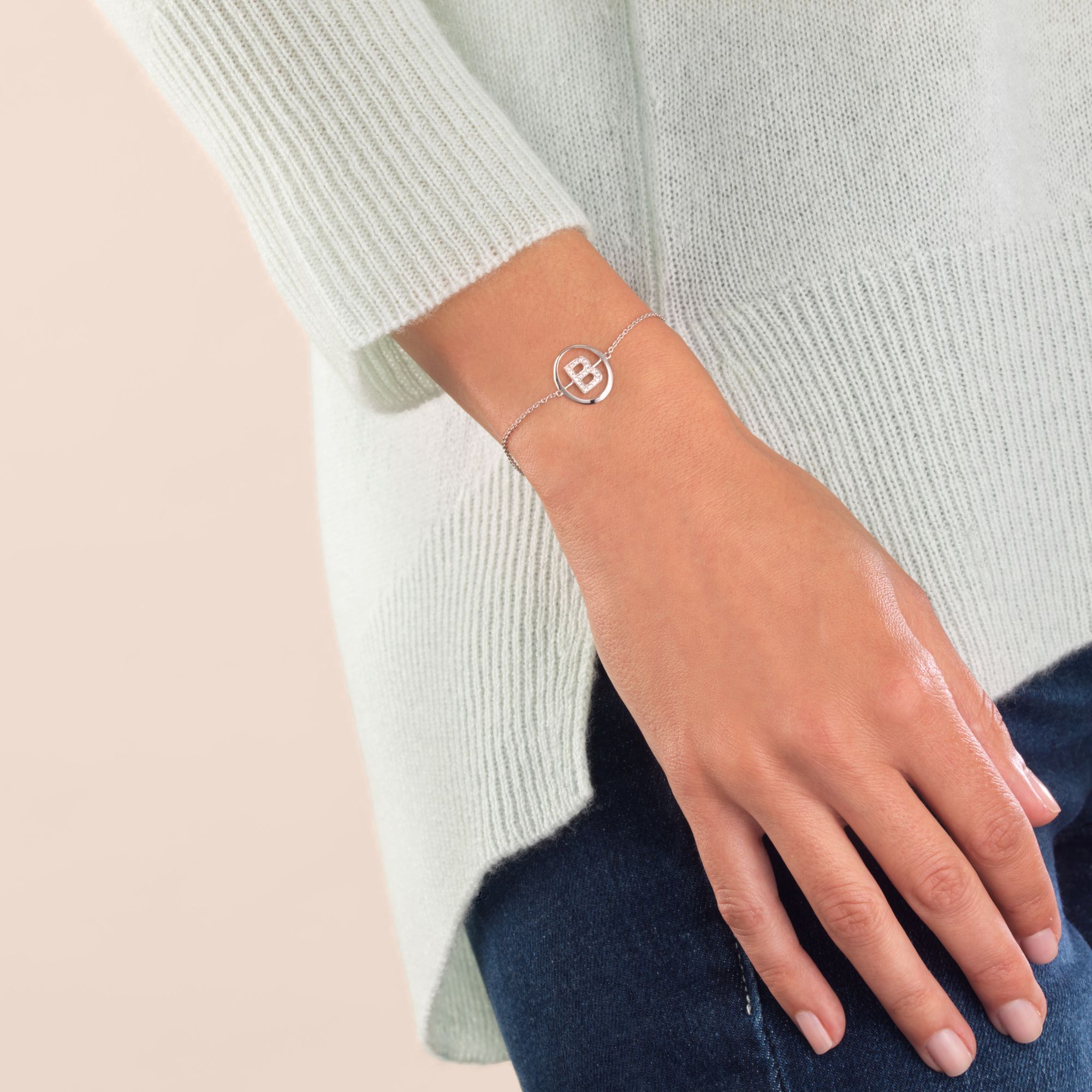 Initials B Bracelet