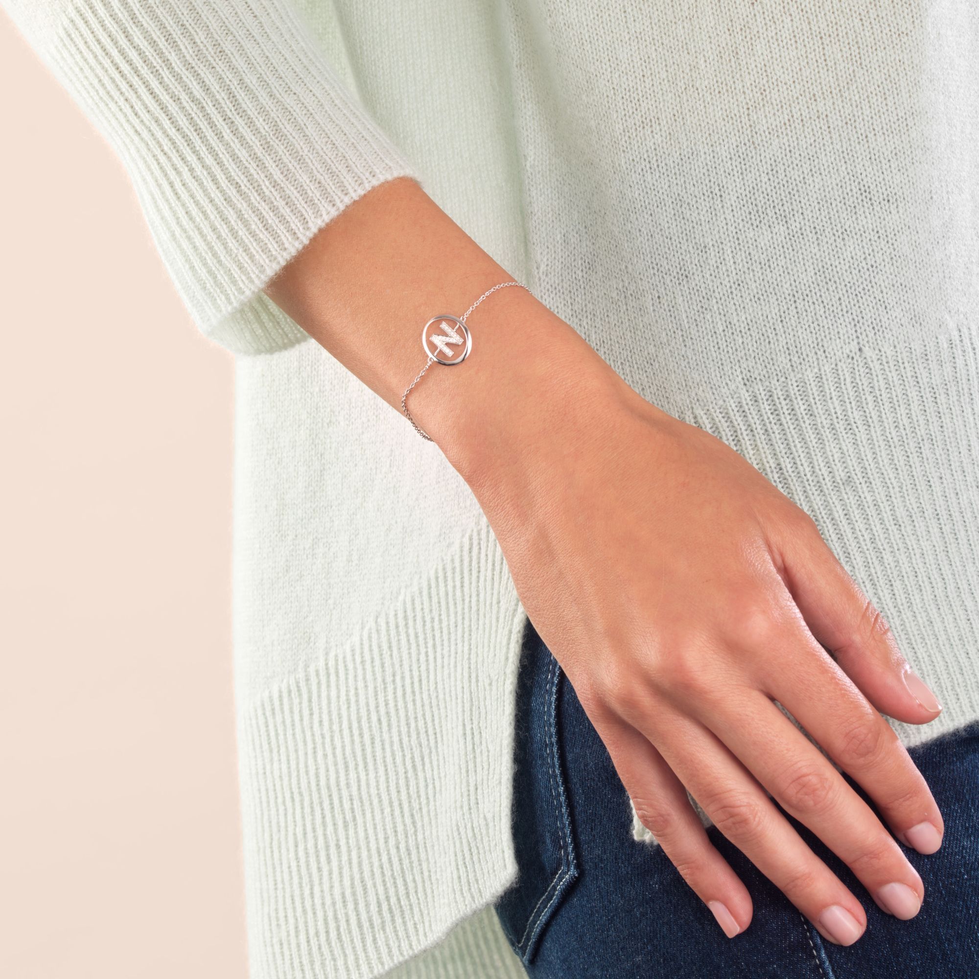 Initials N Bracelet