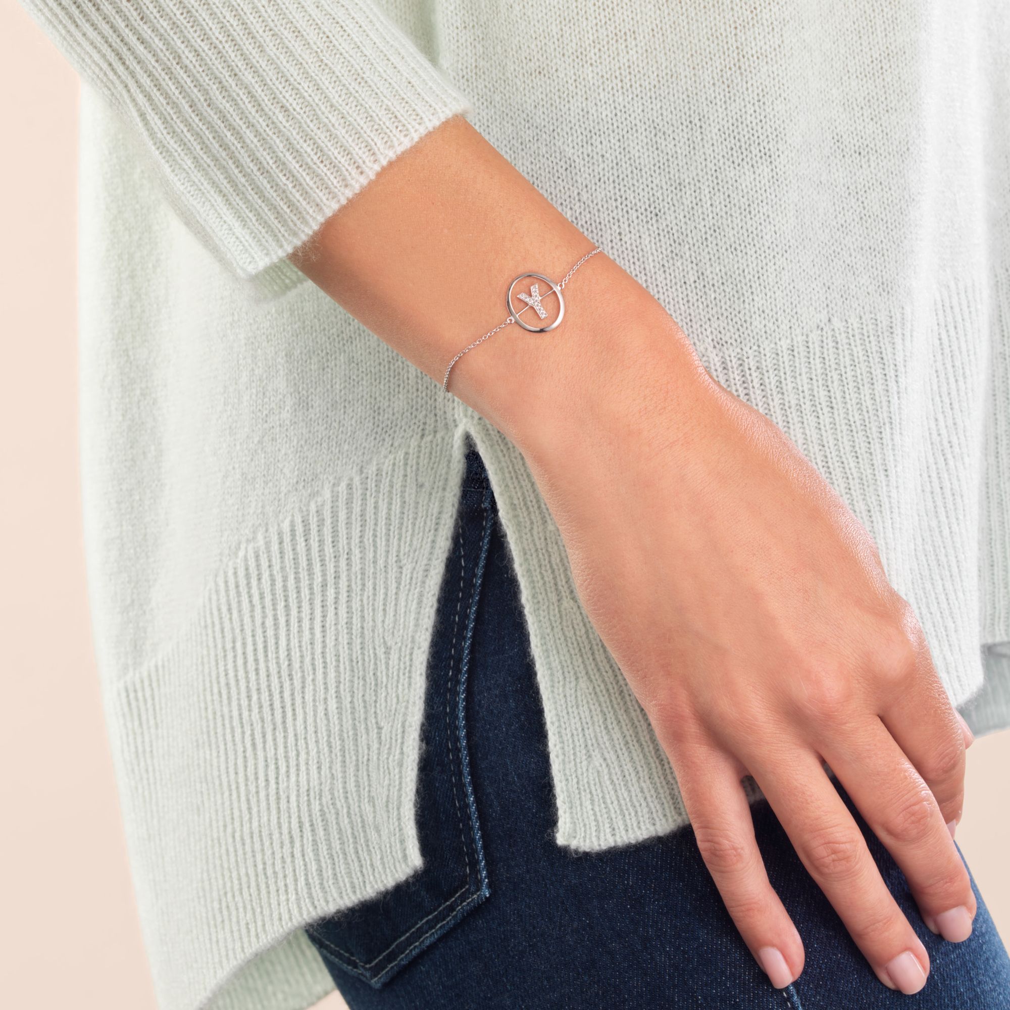 Initials Y Bracelet