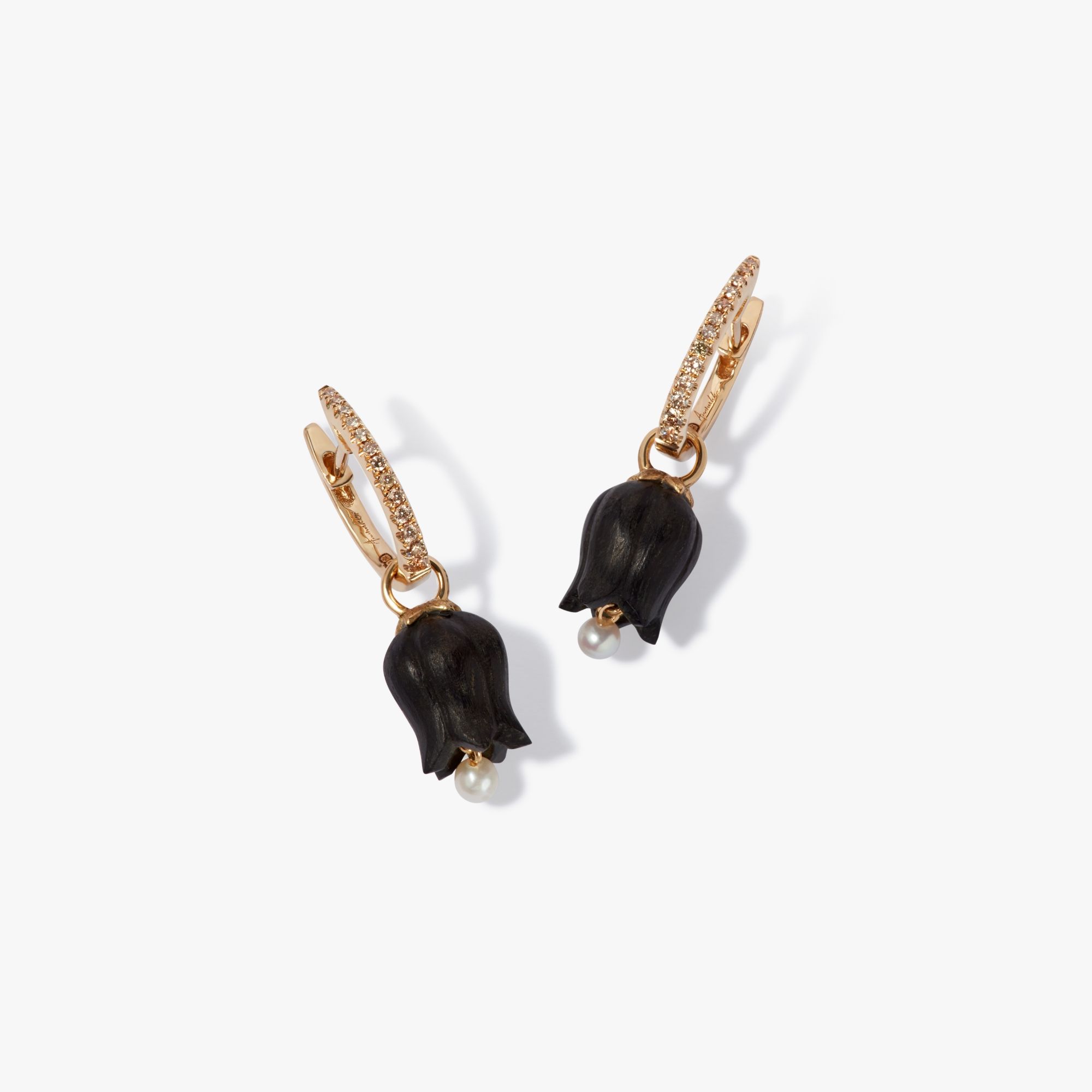 Tulips Diamond Earrings