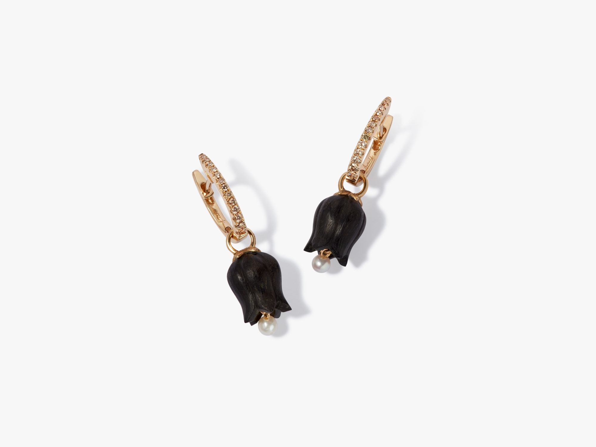 Tulips Diamond Earrings