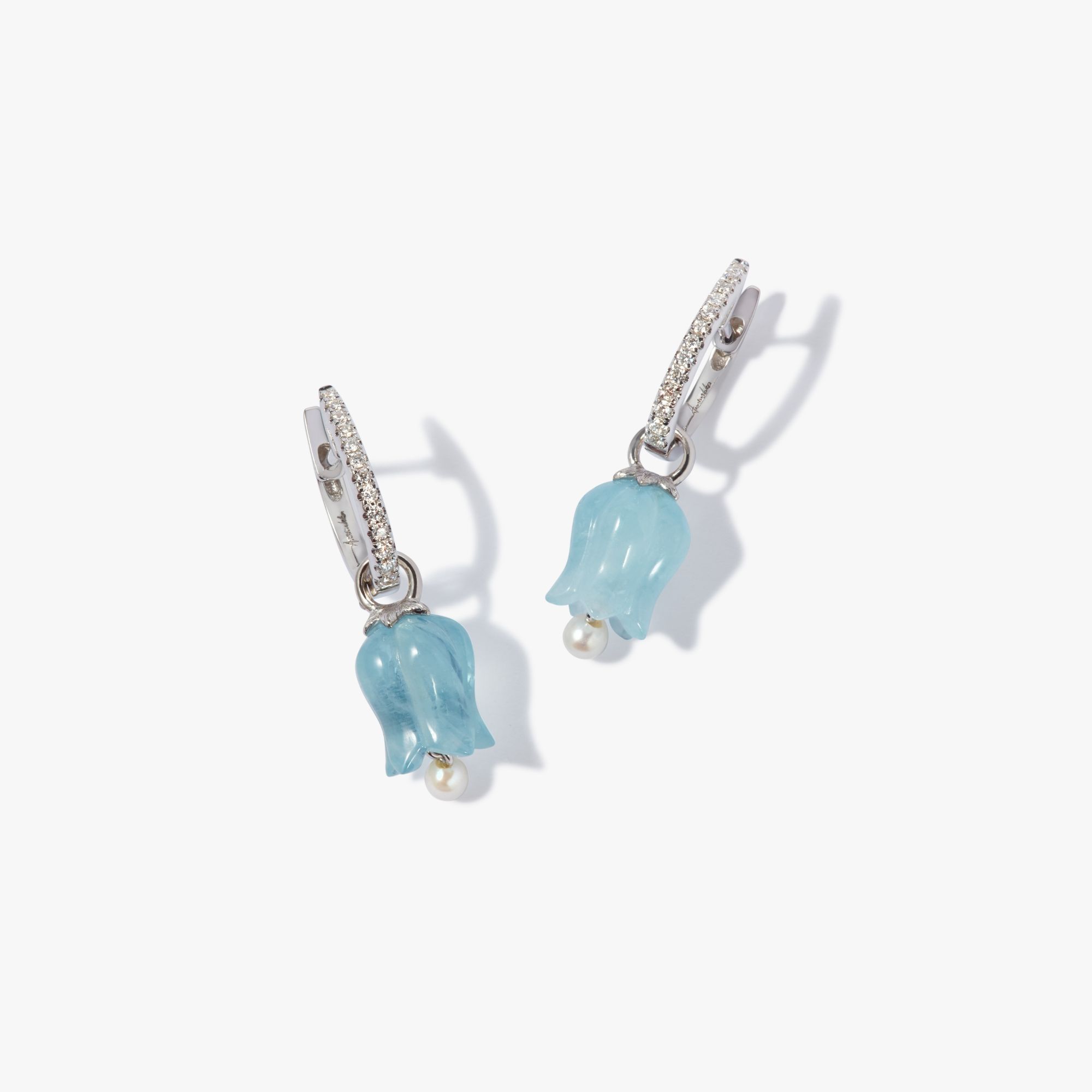 Tulips Diamond Earrings