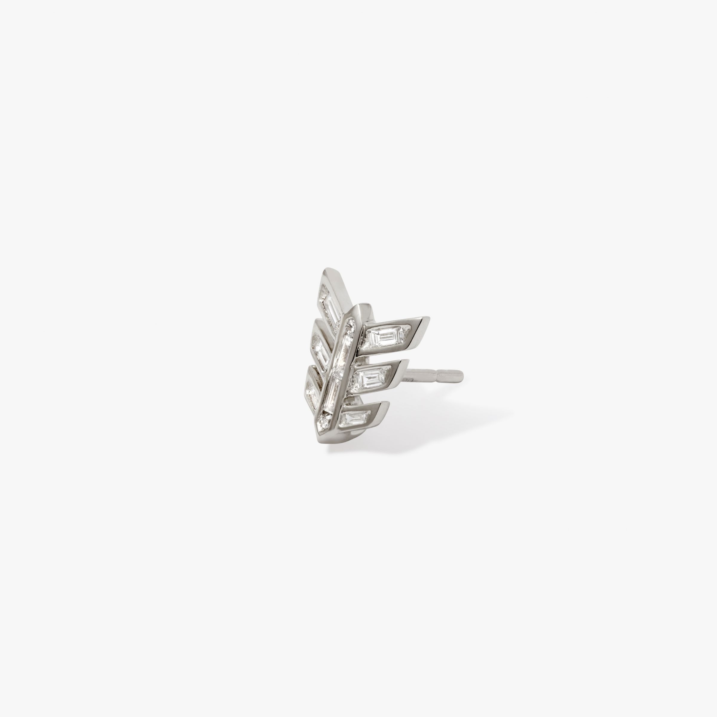 Flight Feather Stud Earring