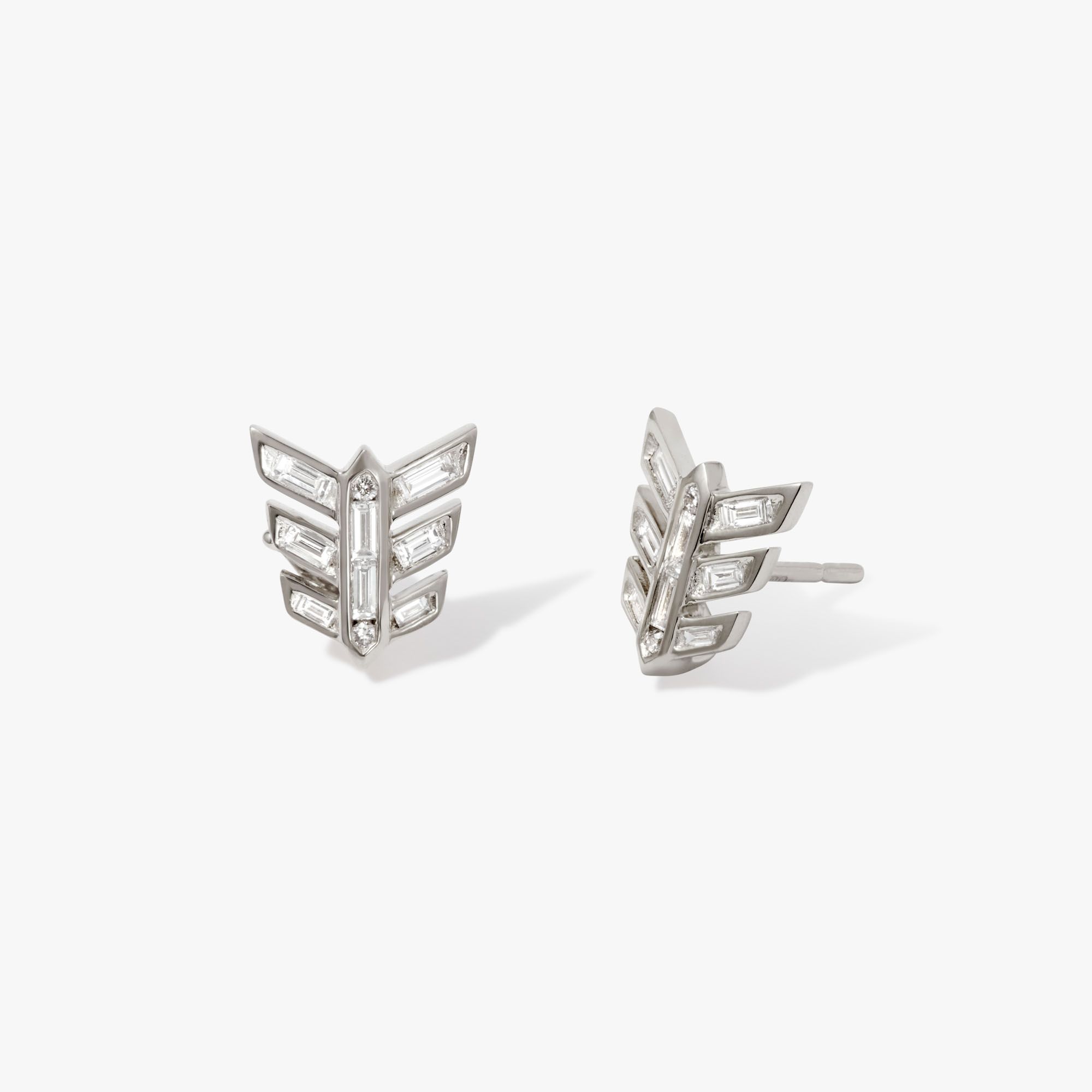 Flight Feather Arrow Earrings
