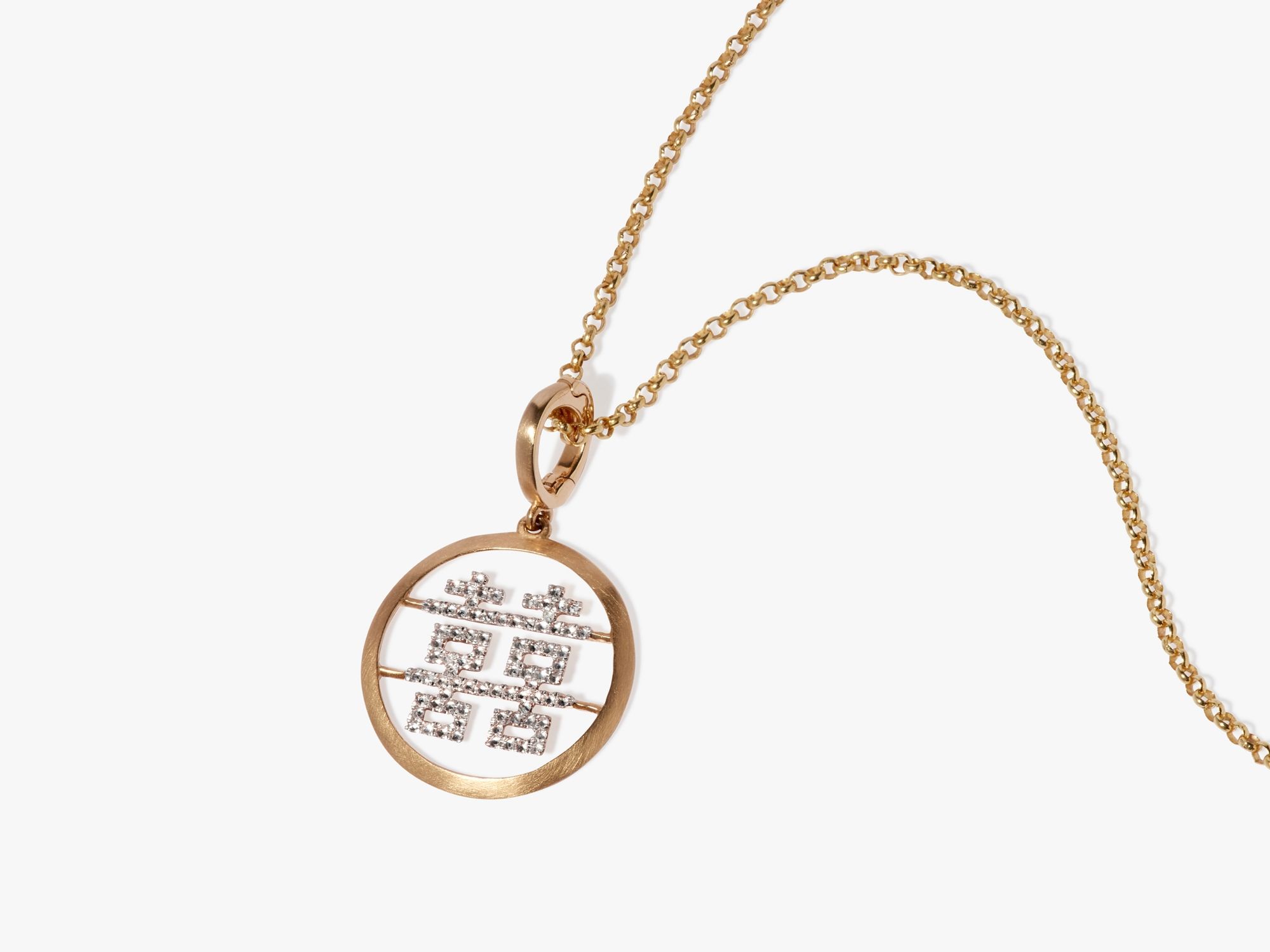 Double Happiness Necklace