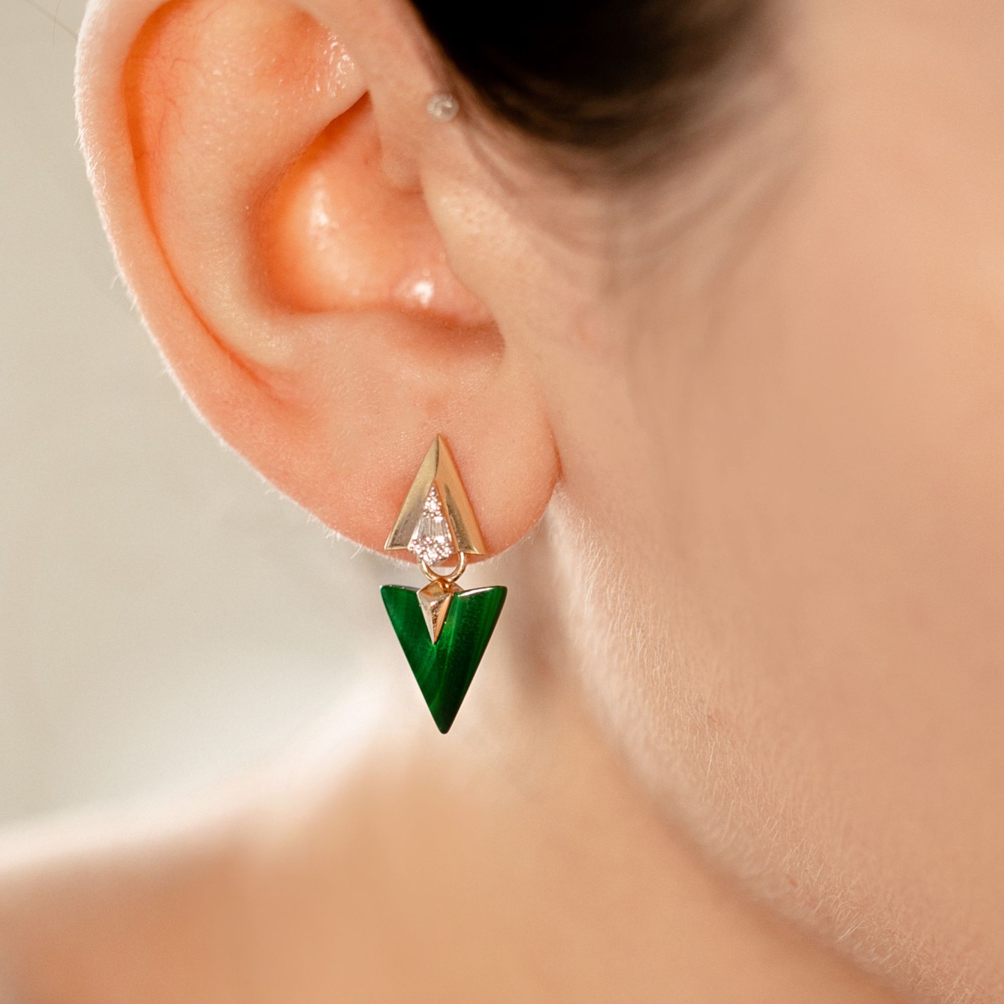Flight Diamond Arrow Earrings