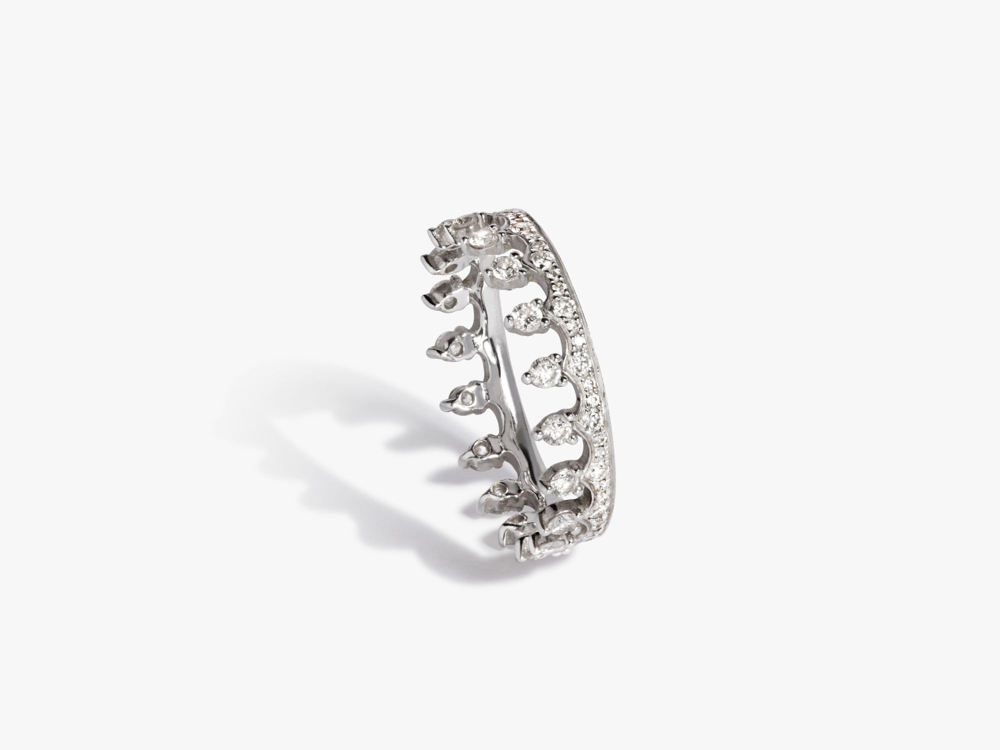 Annoushka 18ct White Gold Diamond Crown Eternity Ring