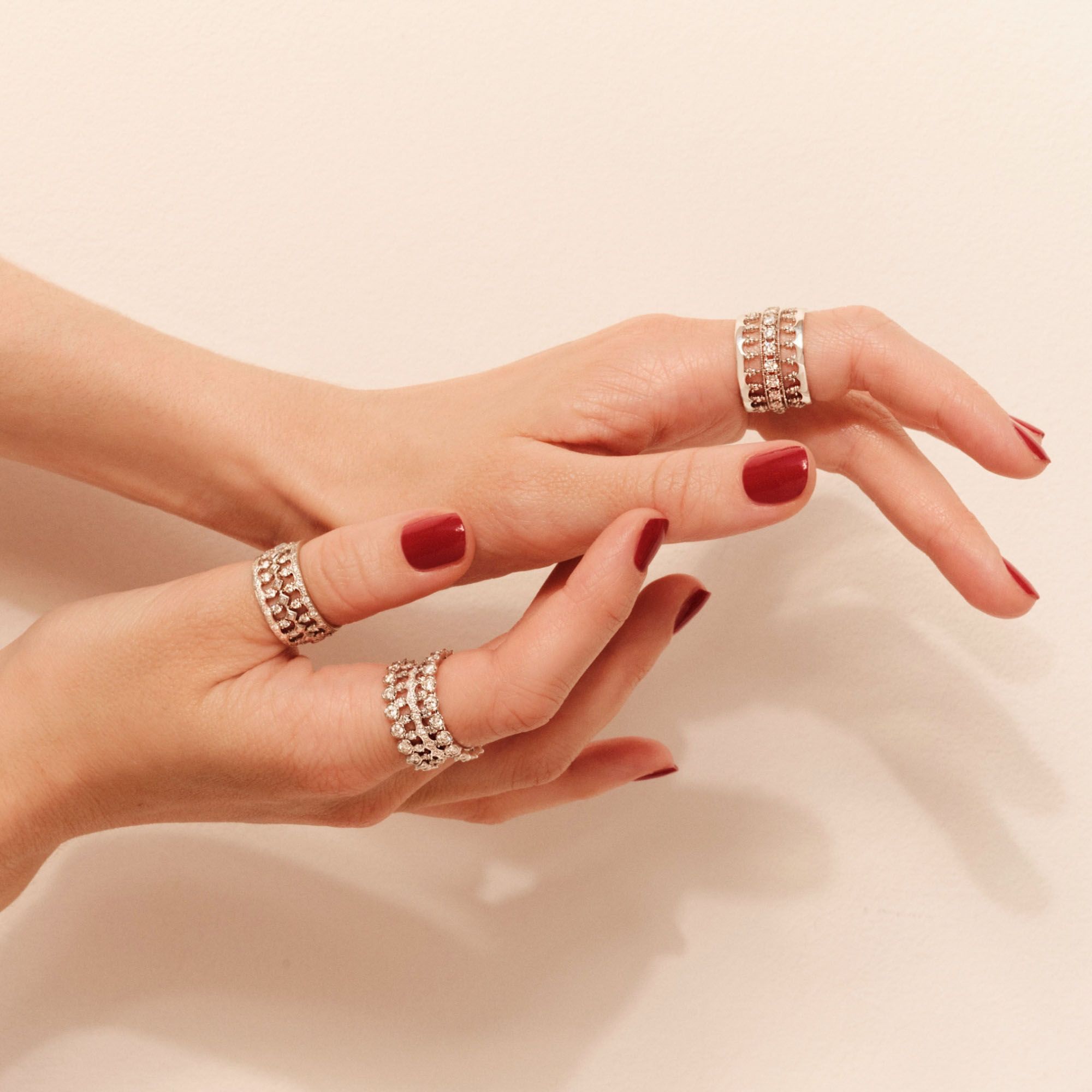 Clash de cartier ring white gold 2025