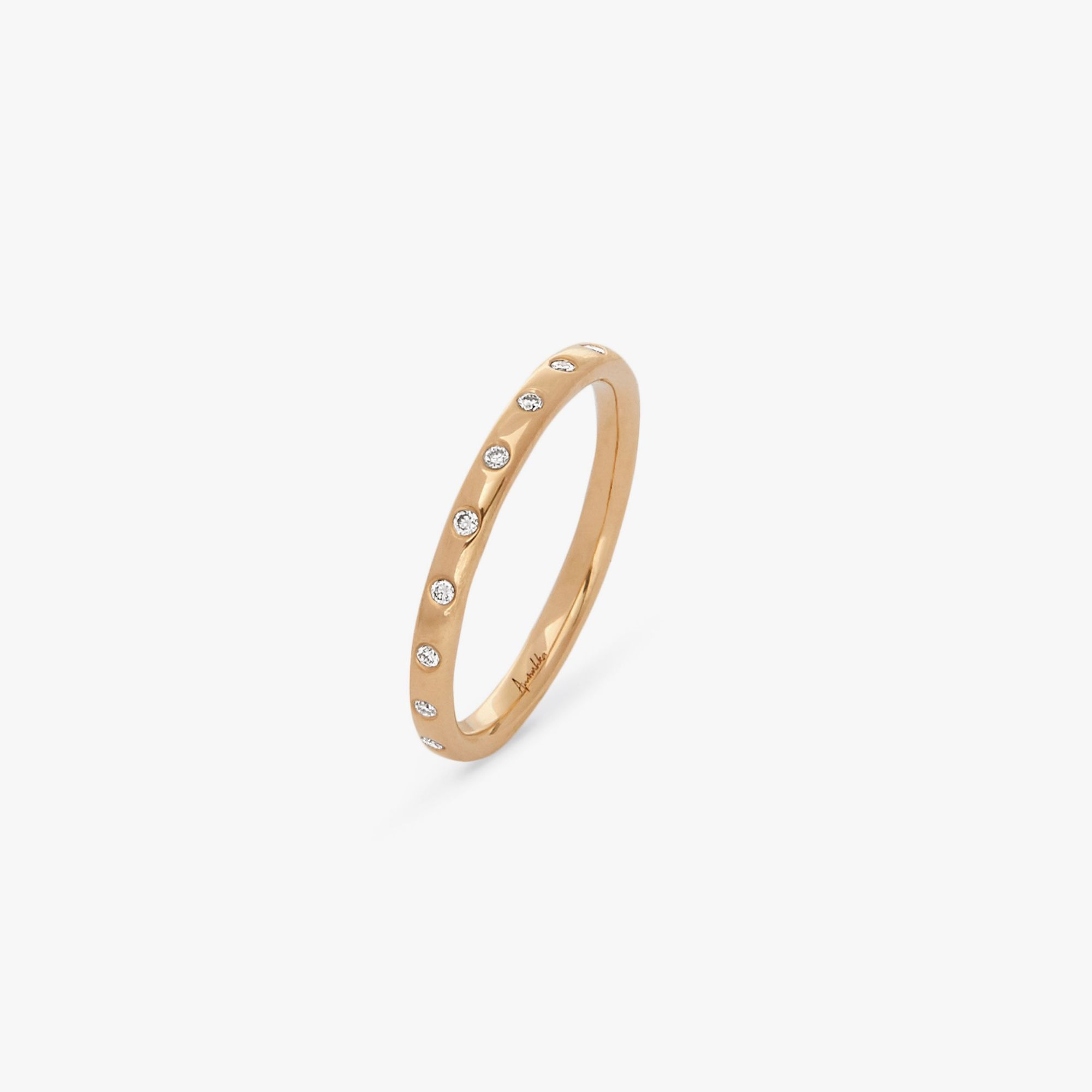 2mm Diamond Wedding Ring
