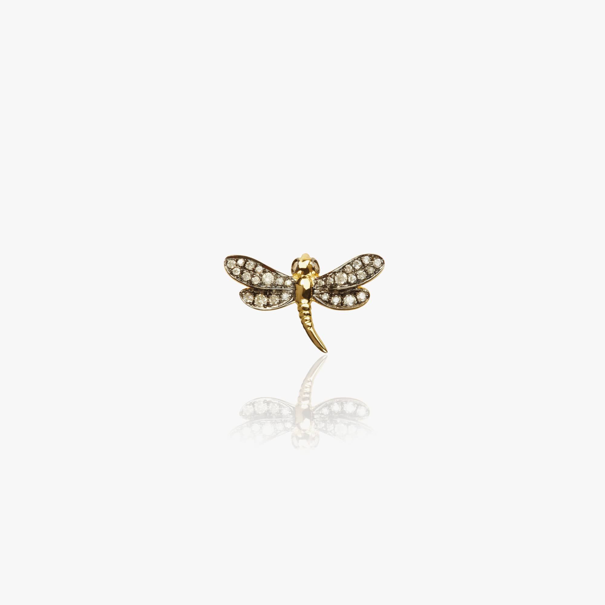Love Diamonds Dragonfly Right Stud Earring