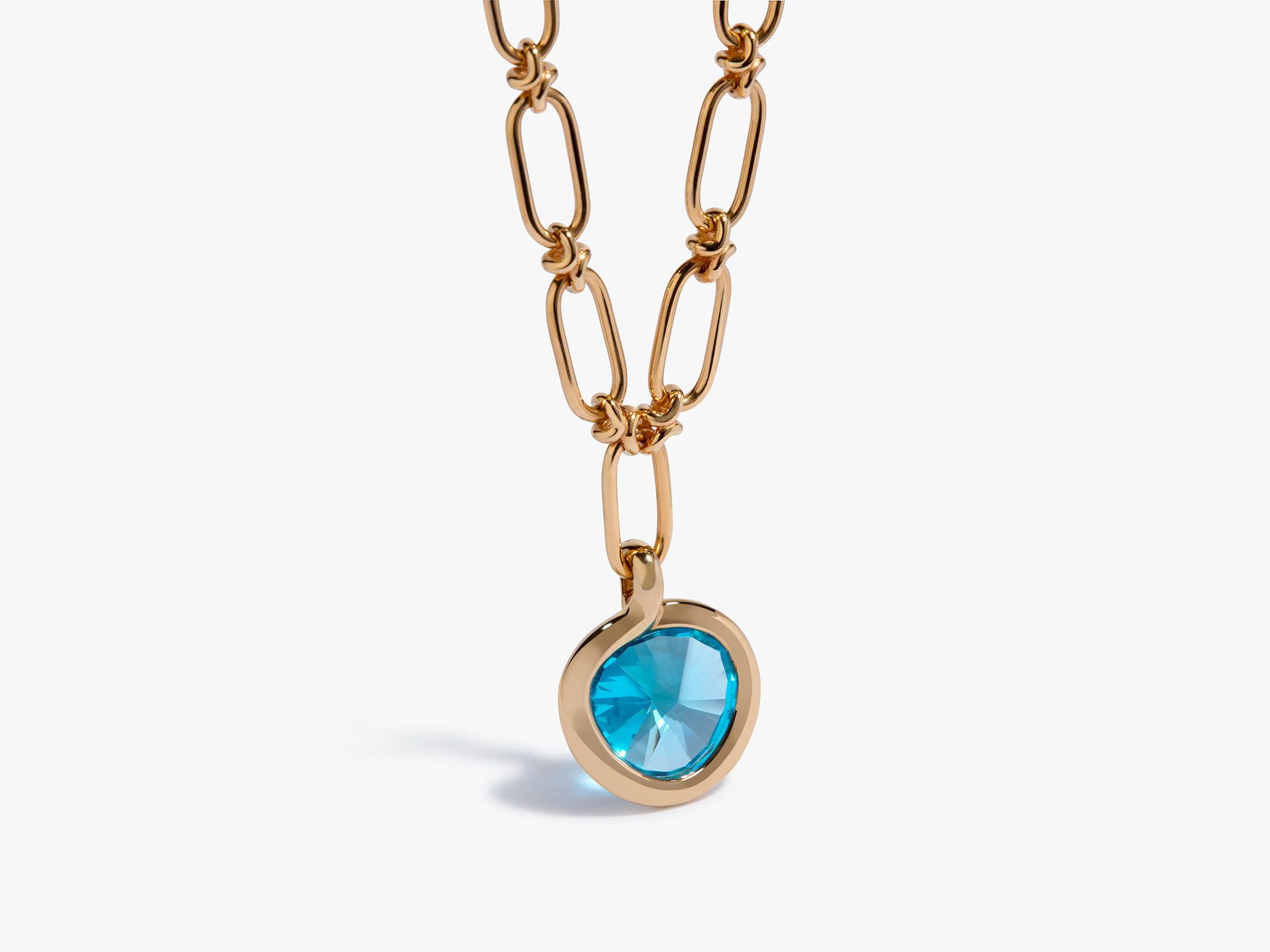 Sweetie Topaz & Knuckle Necklace