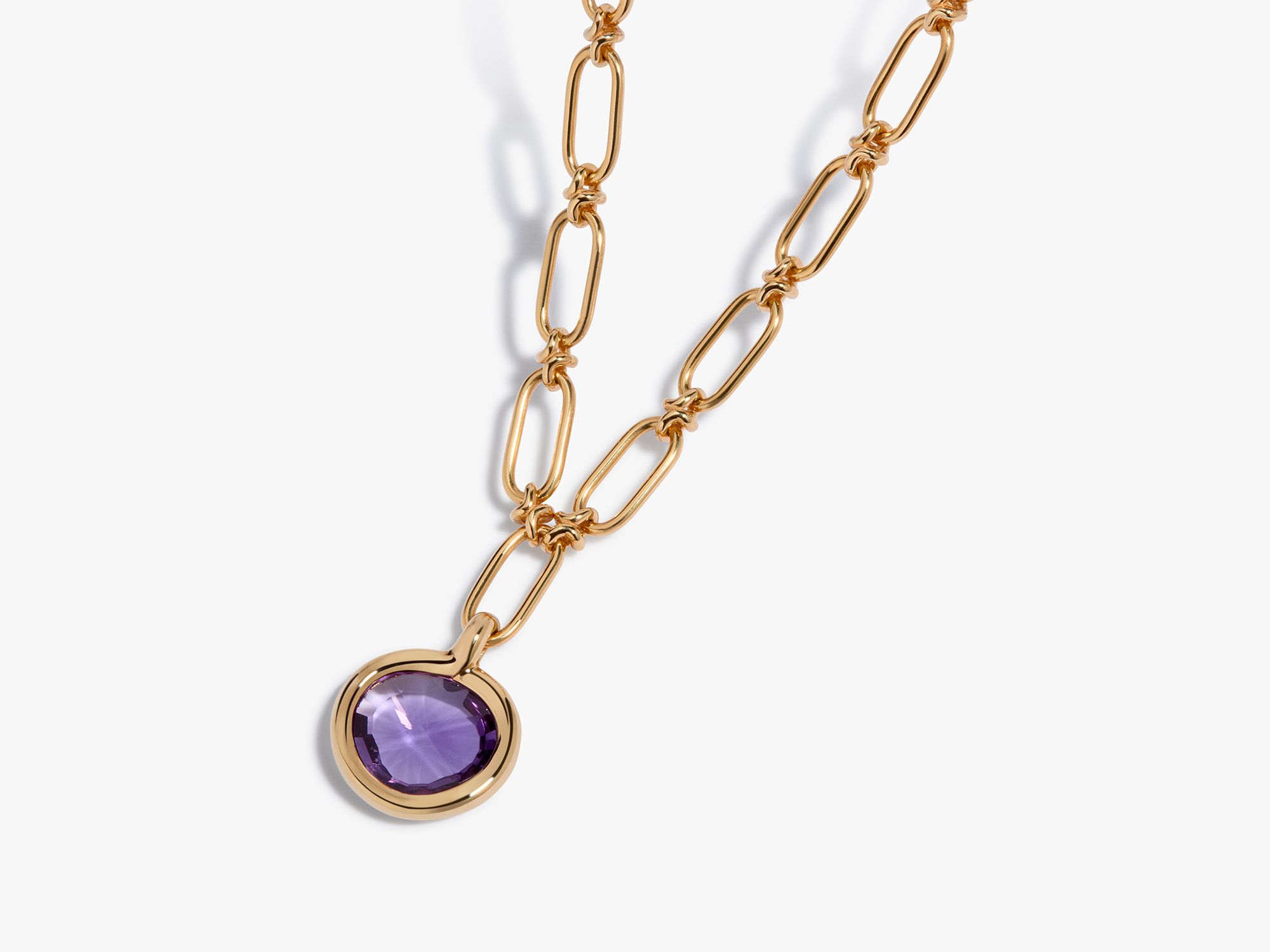Sweetie Amethyst & Knuckle Necklace