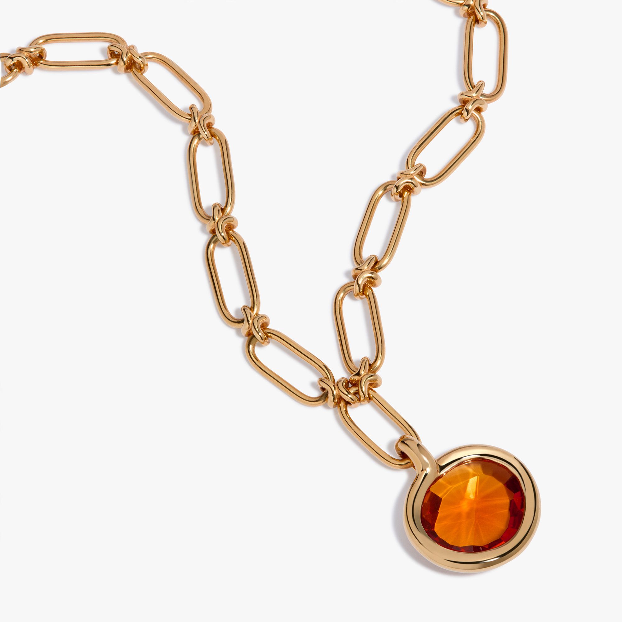 Sweetie Citrine & Knuckle Necklace