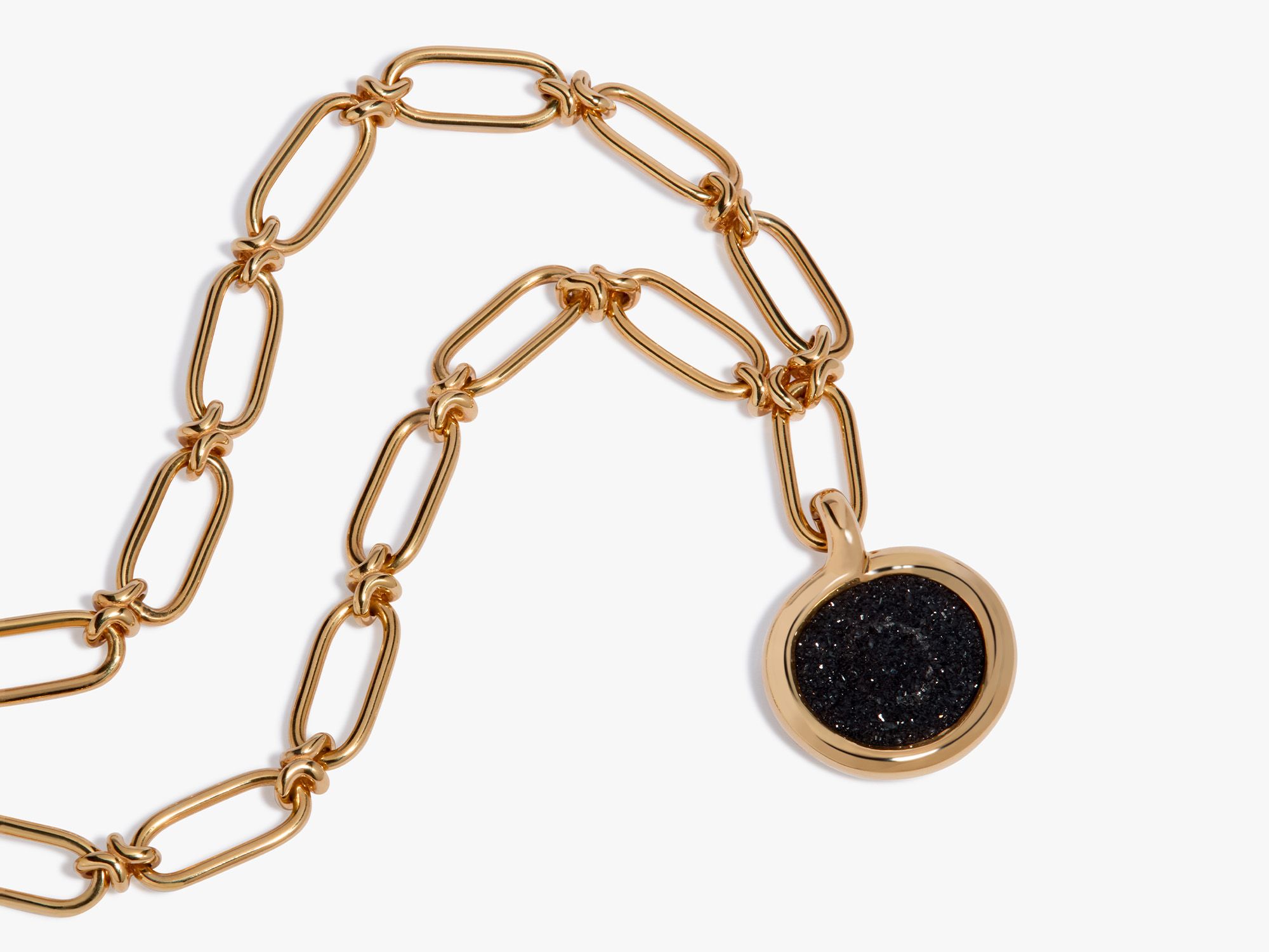 Sweetie Drusy & Knuckle Necklace