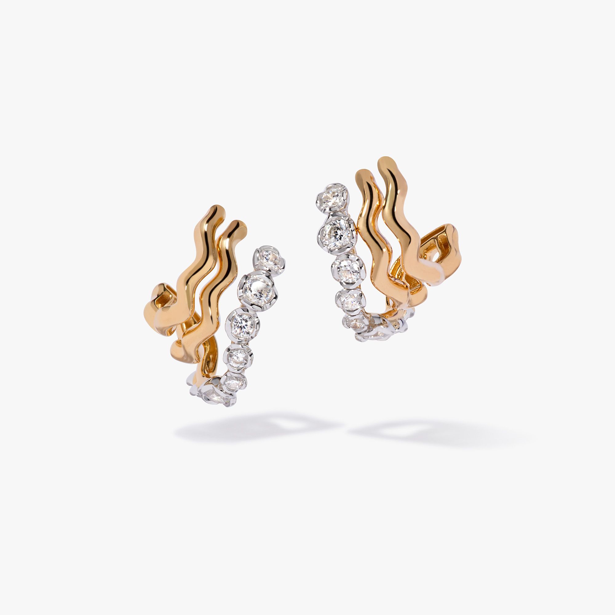 Whoopsie Daisy Triple Hoop Earrings                                                                                                                              