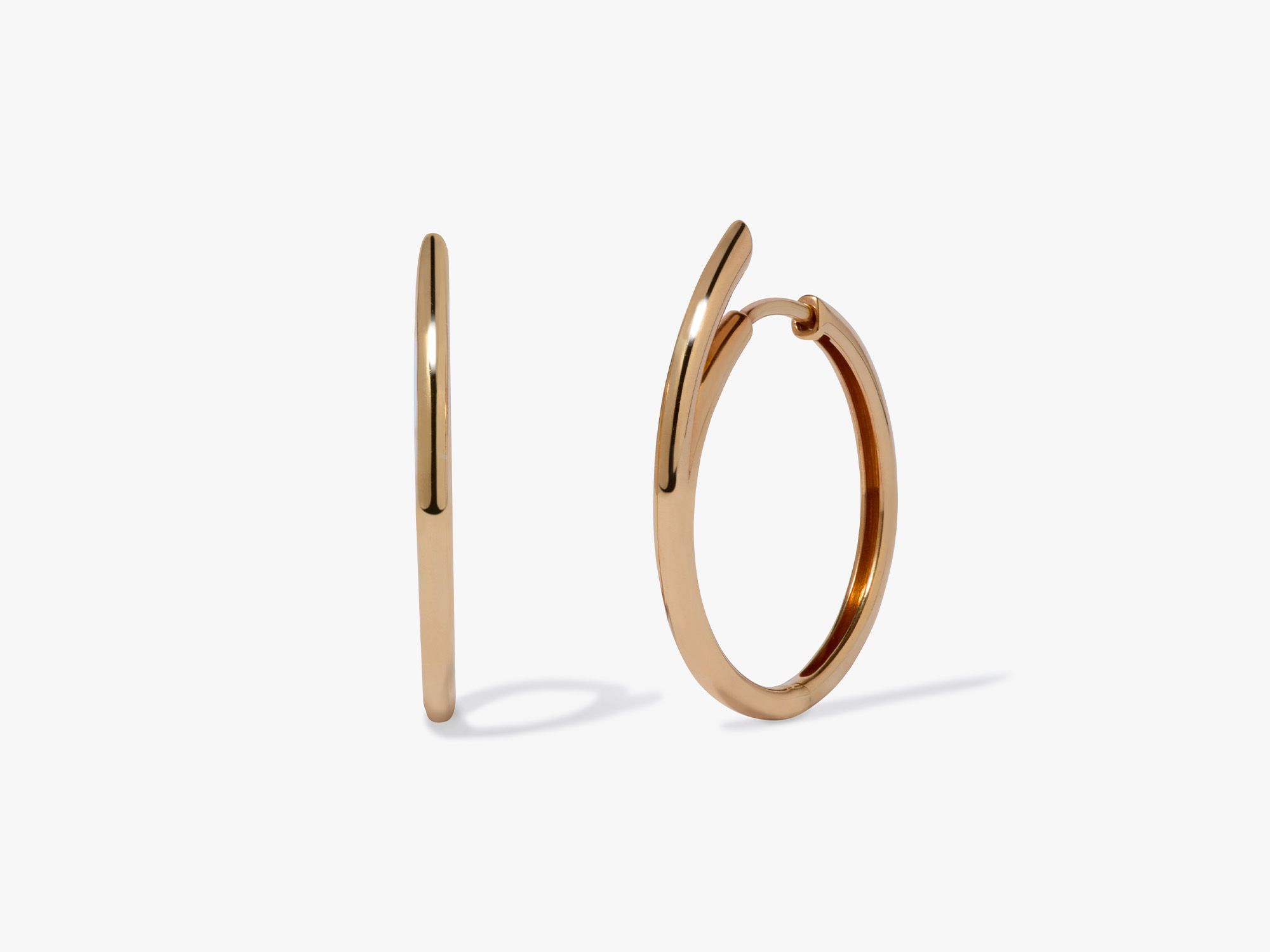 Six Medium Hoop Earrings