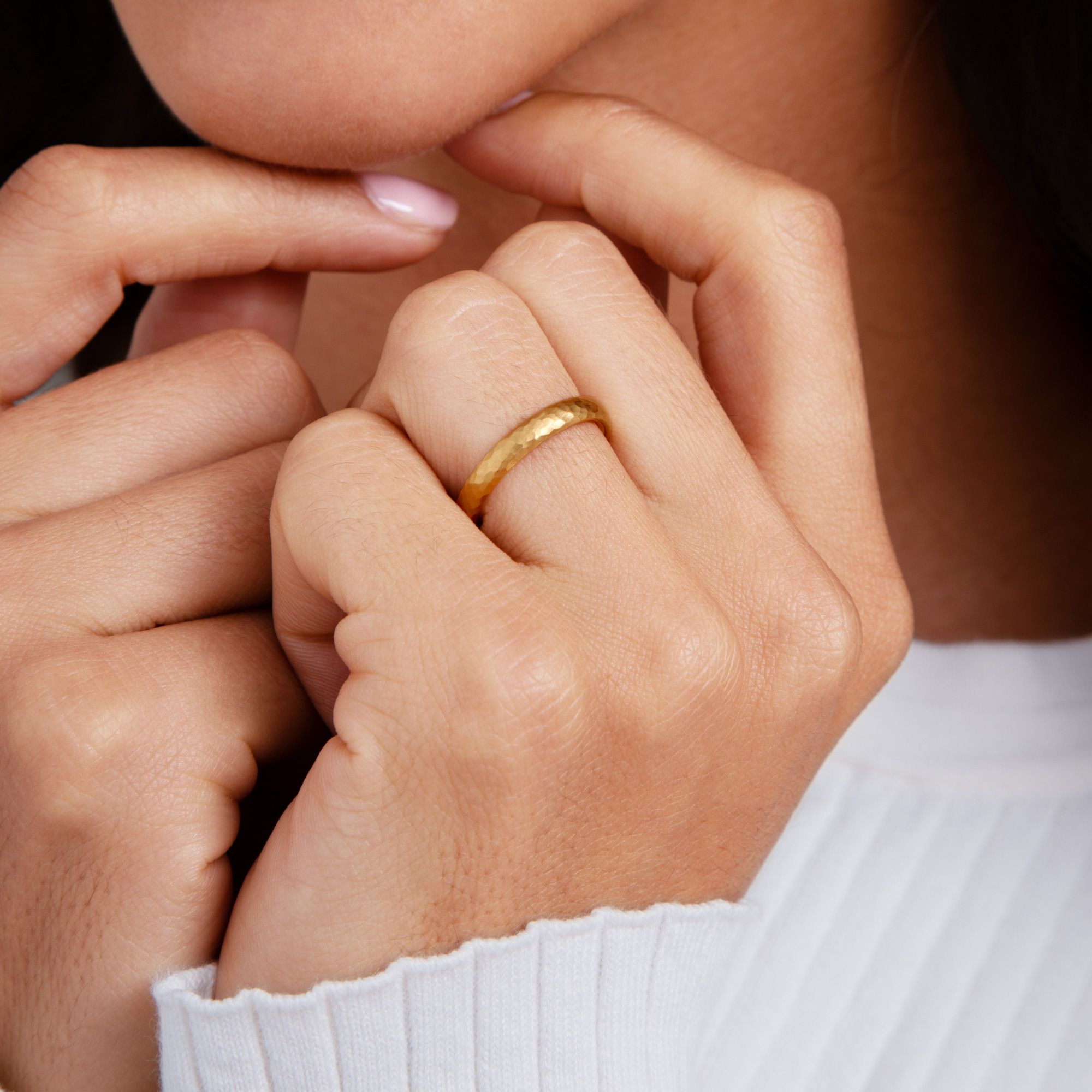 Organza 18ct Yellow Gold 3mm Wedding Ring Annoushka International