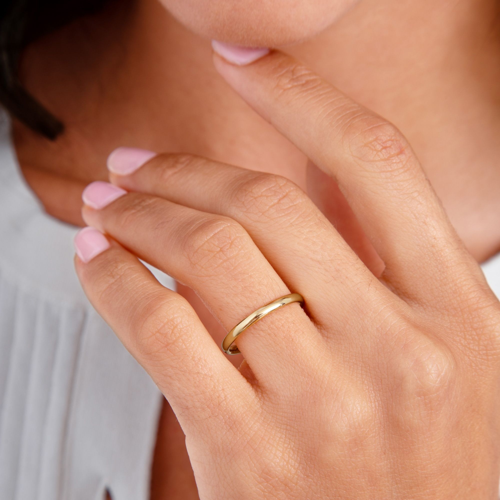 18k Yellow Gold 2mm Wedding Ring - Annoushka US