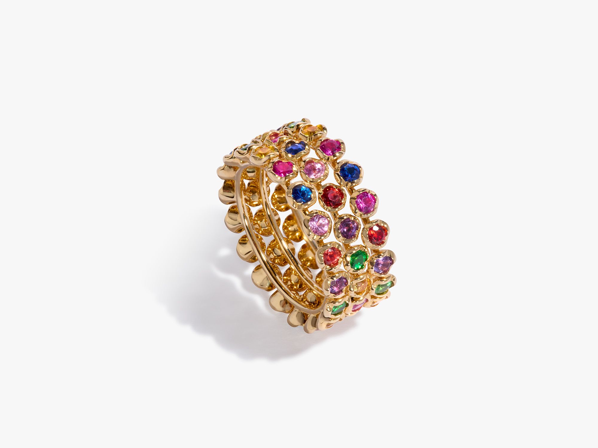 Whoopsie Daisy Rainbow Ring Stack Whoopsie Daisy Rainbow Ring Stack