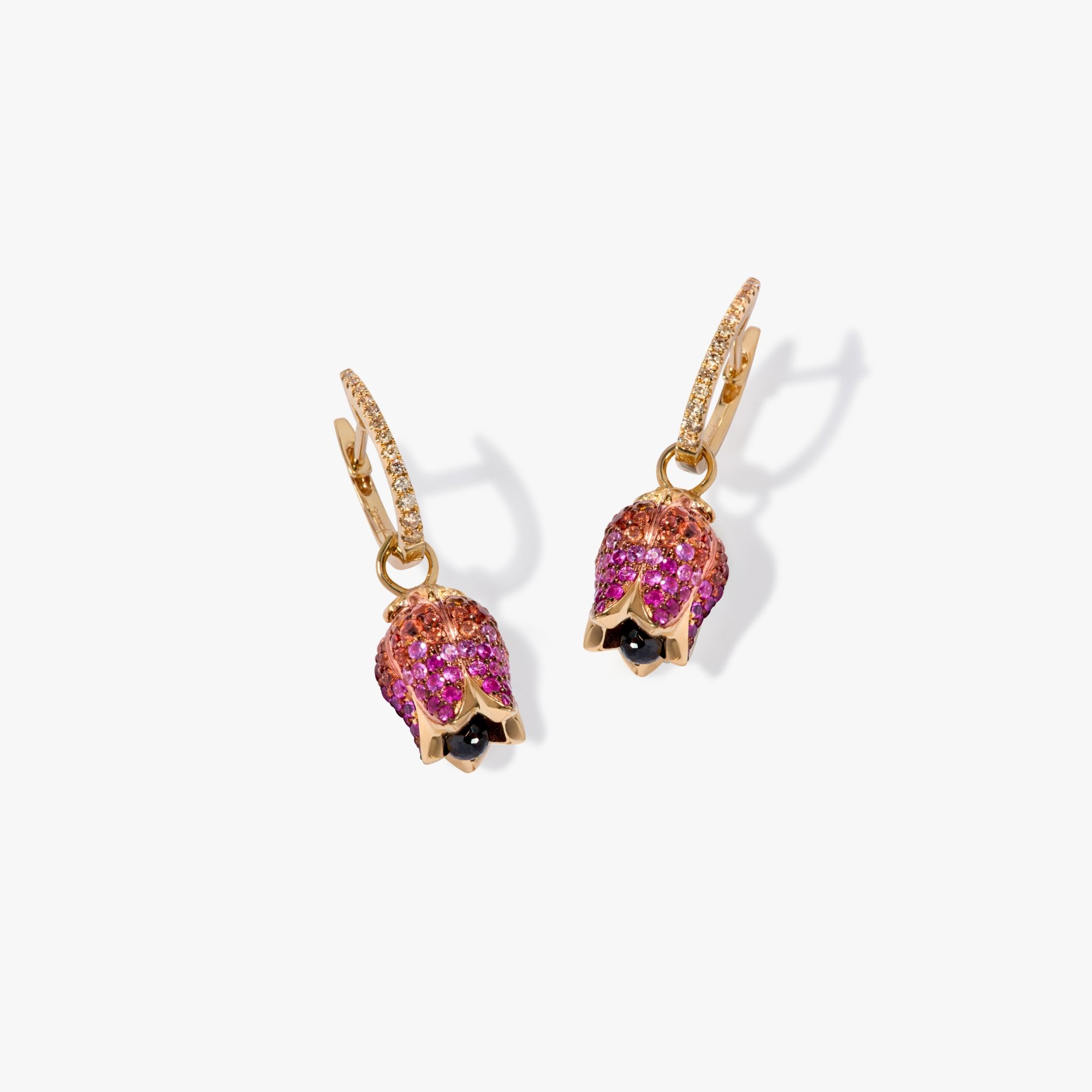 Tulips Diamond Earrings