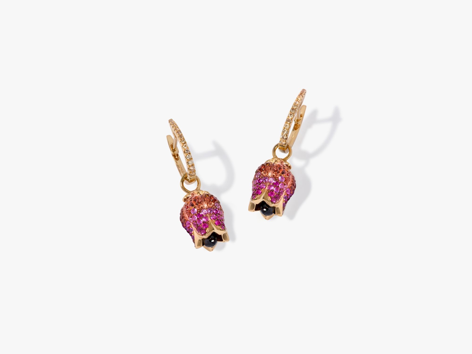 Tulips Diamond Earrings